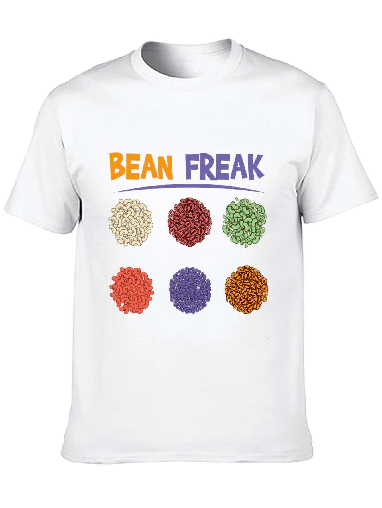 Black Bean Freak Graphic T-Shirt - Casual Wear view 10