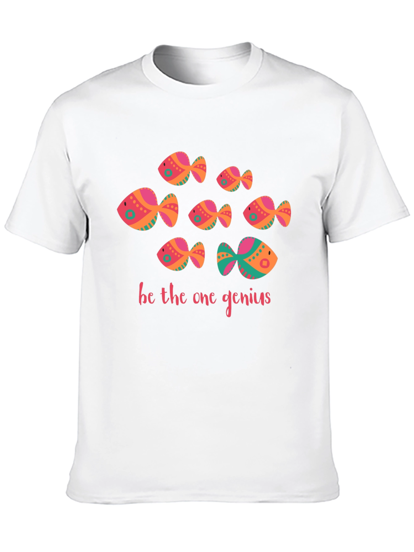 Black Be The One Genius Fish Graphic Tee - Black view 10