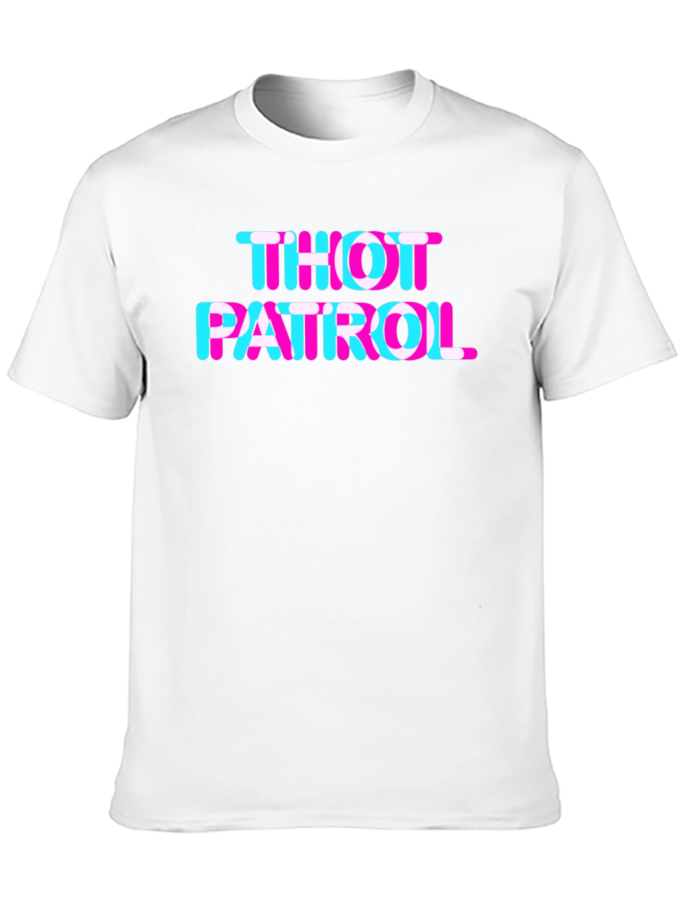 Black THOT PATROL Graphic Tee - TikTok Trend Inspired view 10