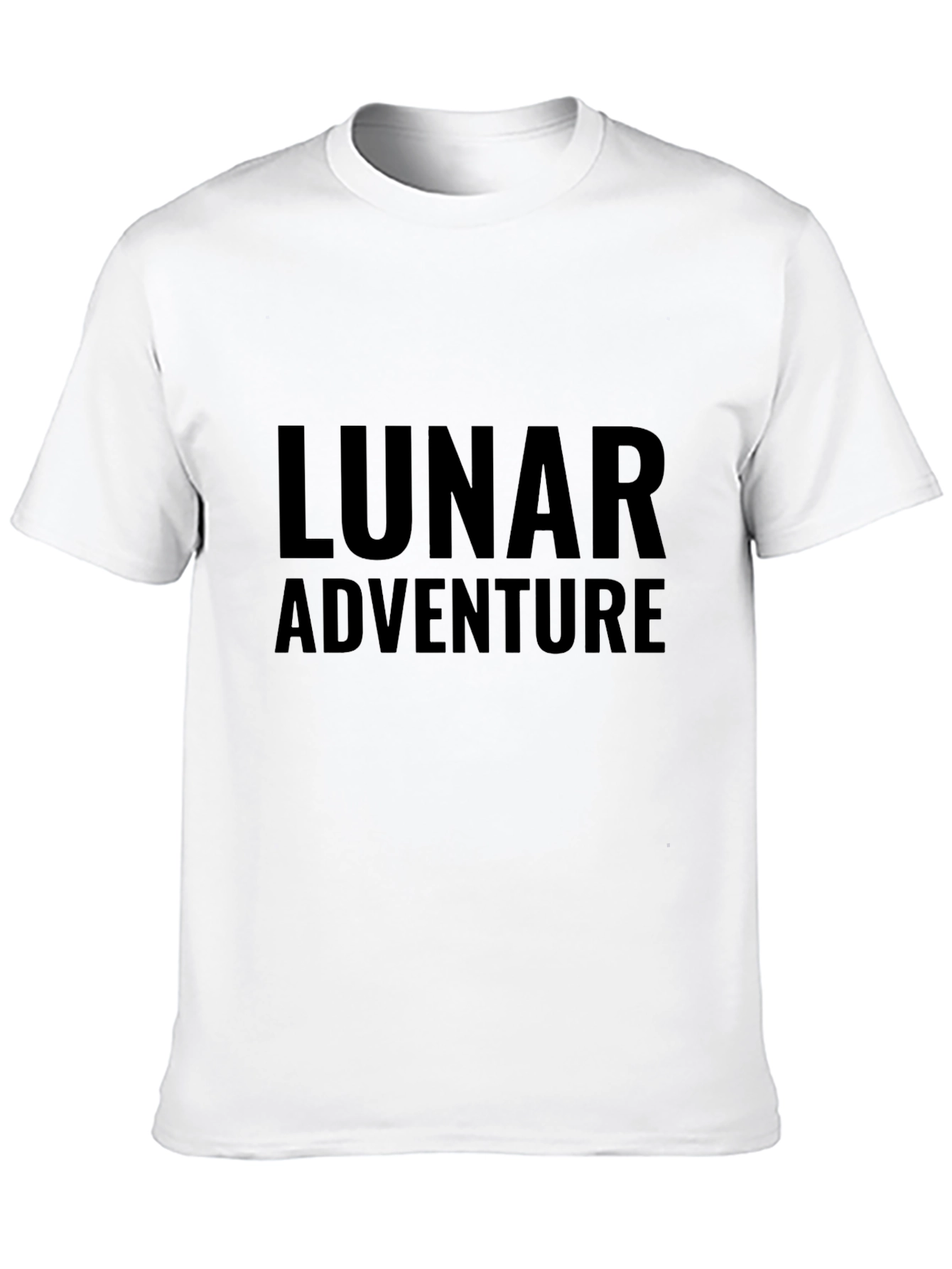 Black Lunar Adventure Black T-Shirt view 10