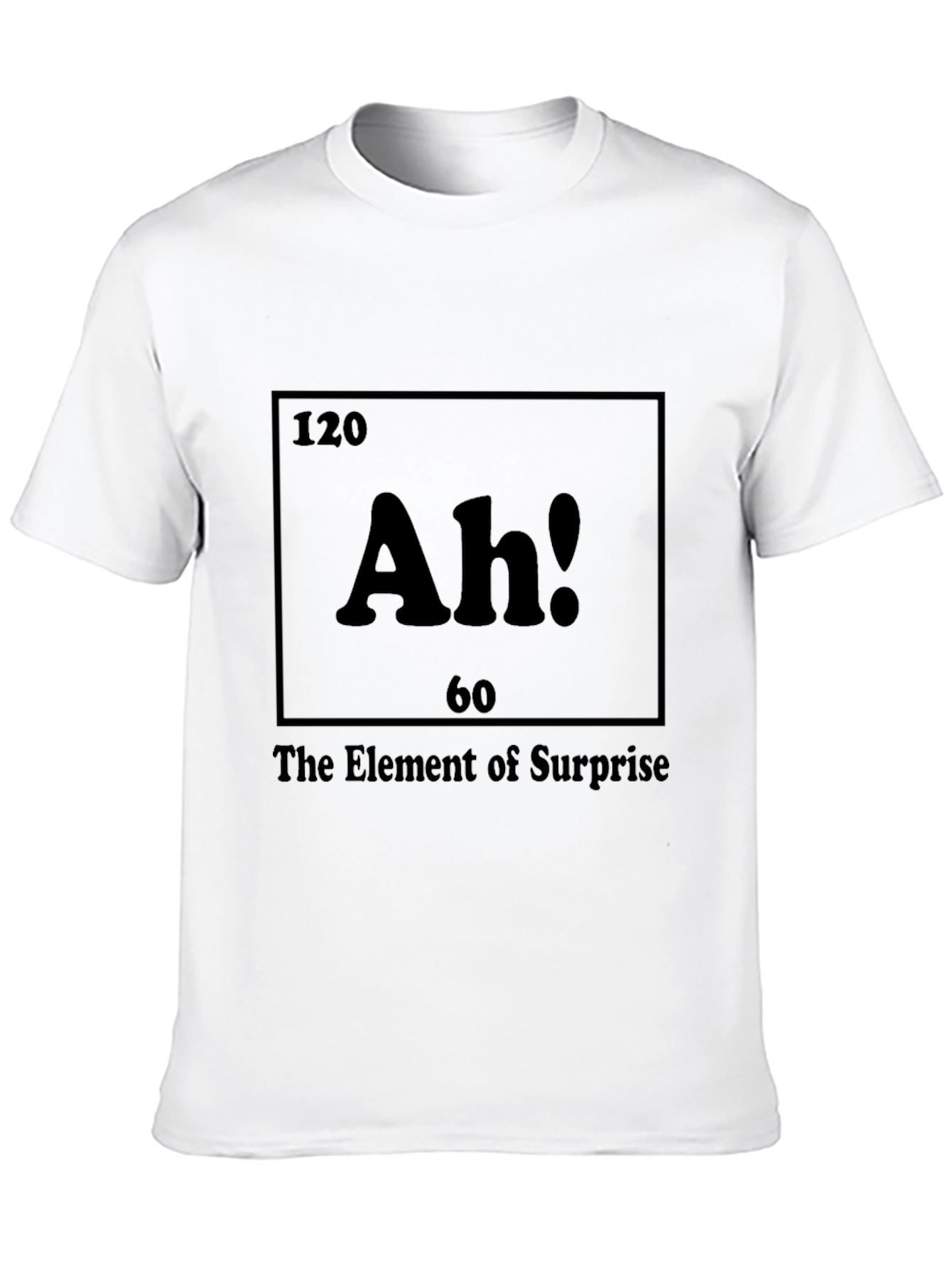 Black Element of Surprise T-Shirt - Funny Chemistry Tee view 10