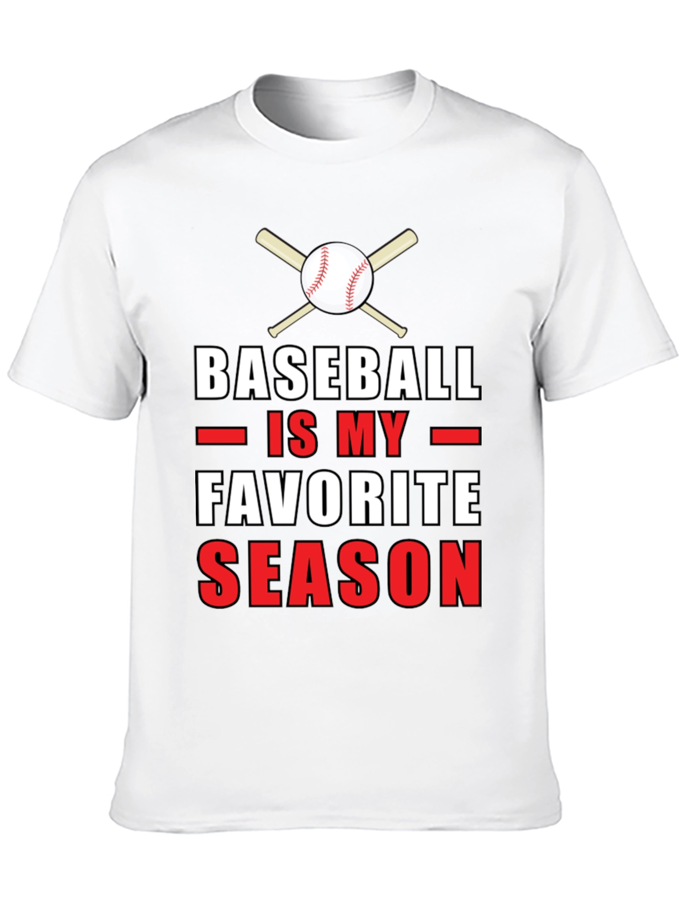 Black Baseball is My Favorite Season Graphic T-Shirt view 10