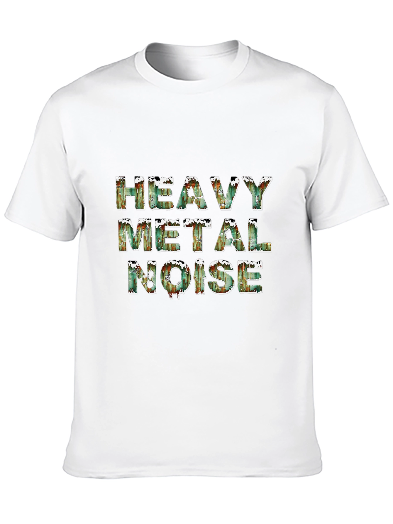 Black Heavy Metal Noise Black T-Shirt view 10