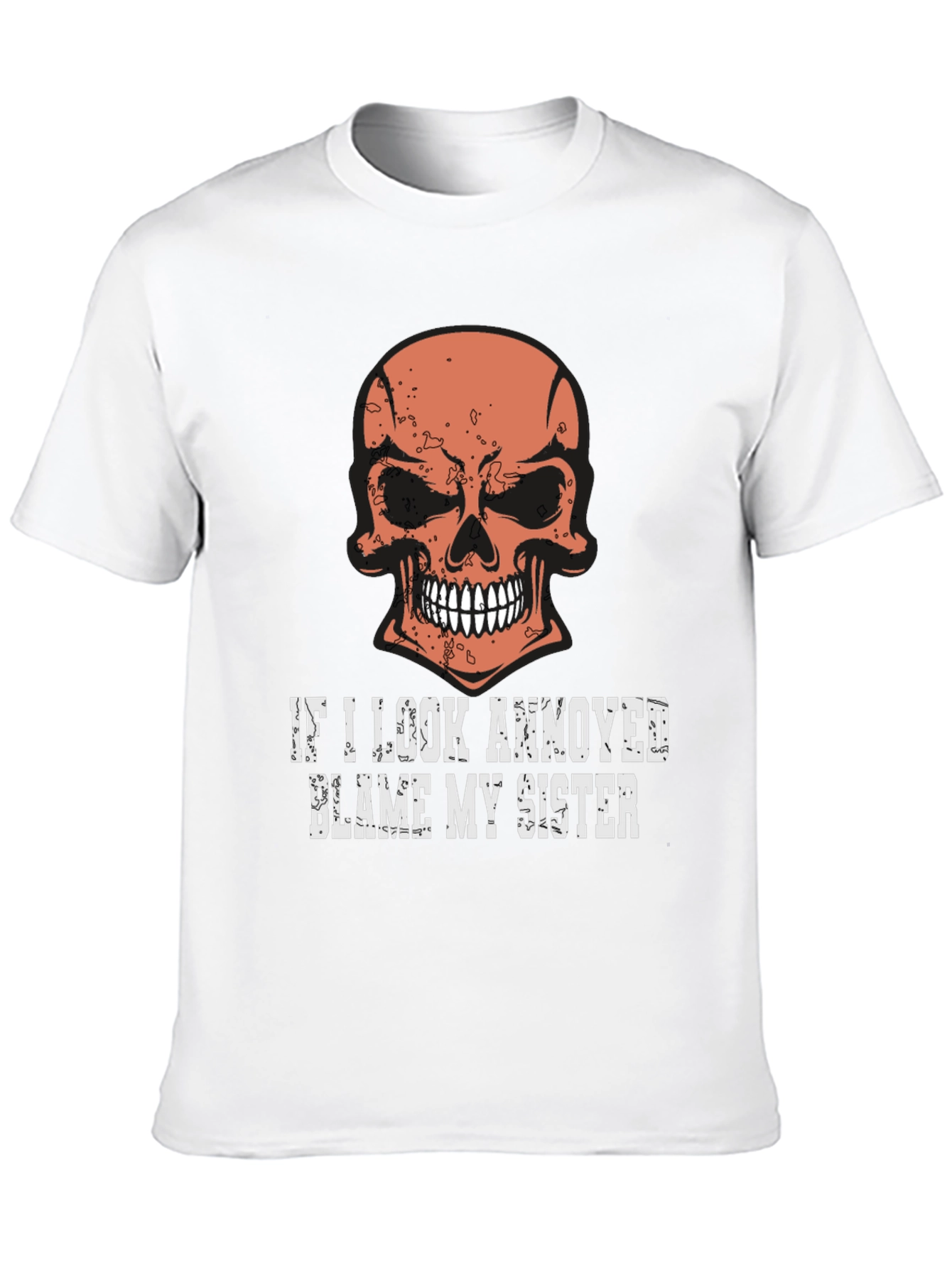Black Annoyed? Blame My Sister Graphic Tee view 10