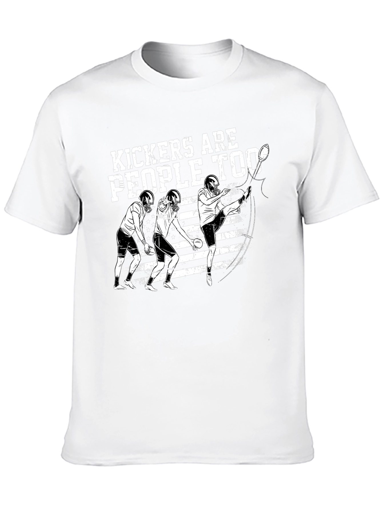 Black Kickers Are People Too Graphic Tee view 10