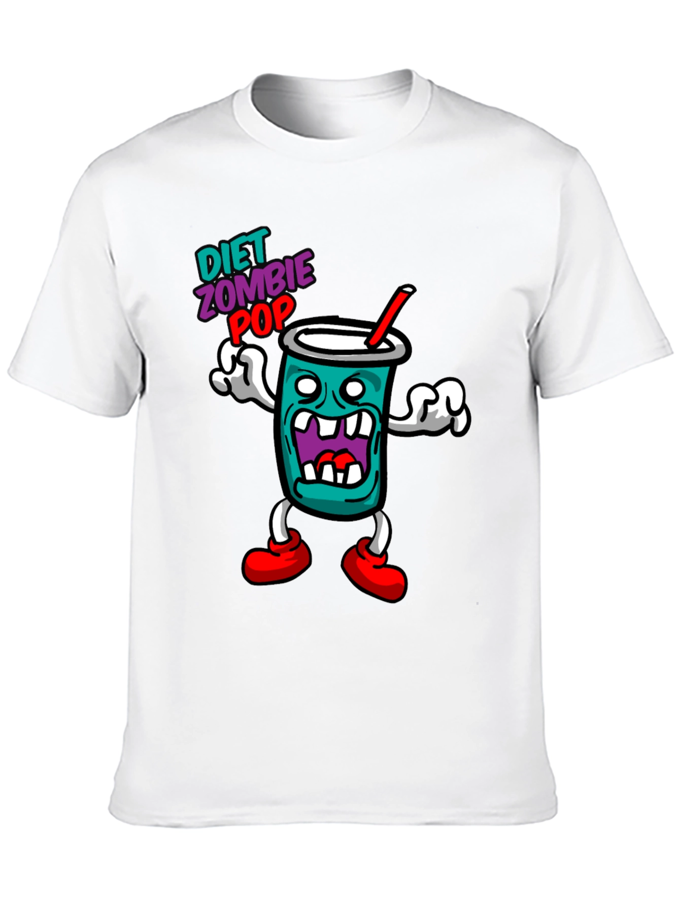 Black Diet Zombie Pop Black Graphic Tee view 10