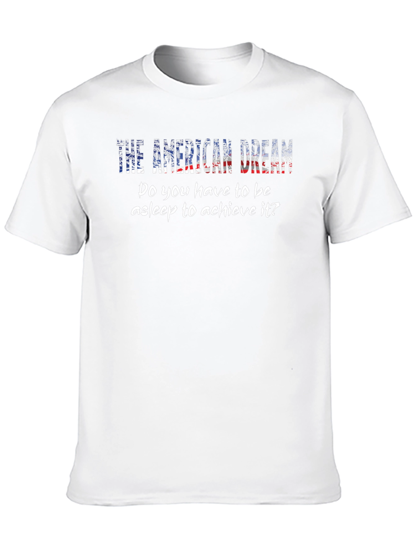 Black American Dream T-Shirt - Patriotic Novelty Tee view 10
