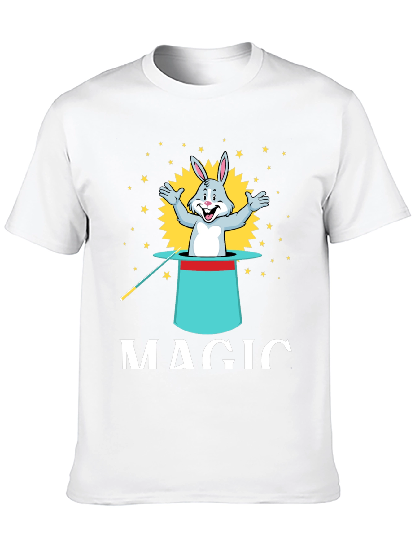 Black Magic Rabbit Tee - Illusionist Style view 10