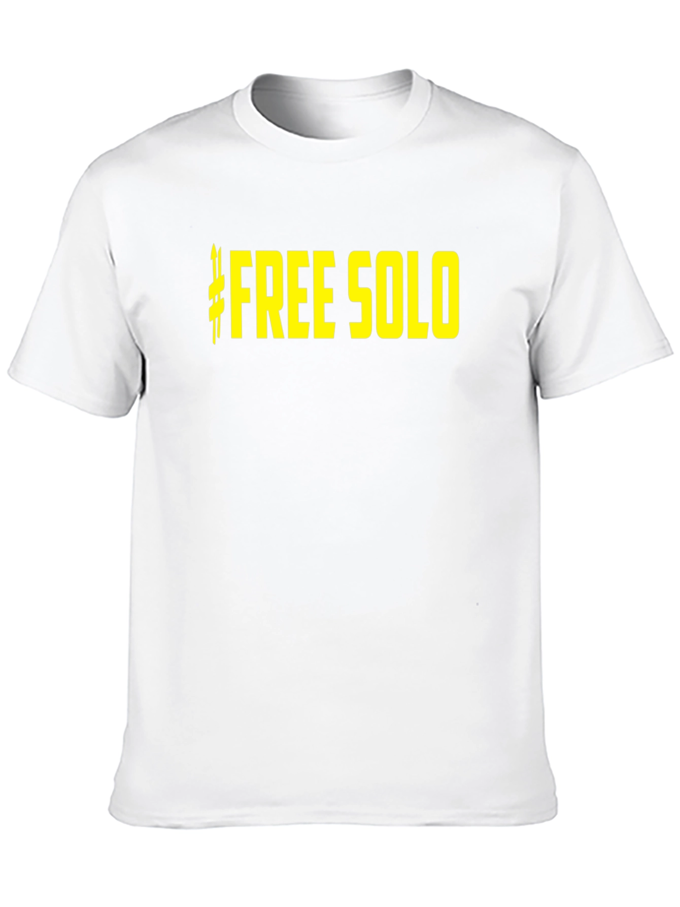 Black Free Solo Black Cotton Graphic Tee view 10