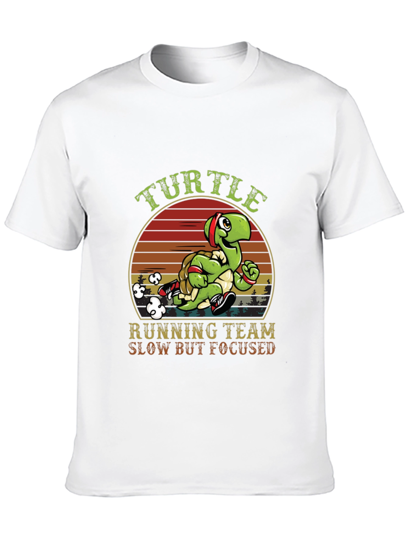 Black Turtle Running Team T-Shirt view 10