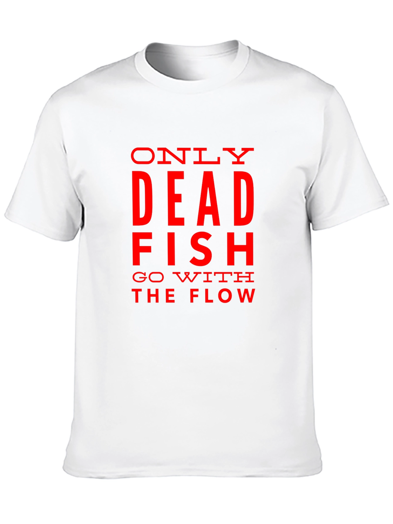 Black Only Dead Fish Go with the Flow Graphic T-Shirt view 10