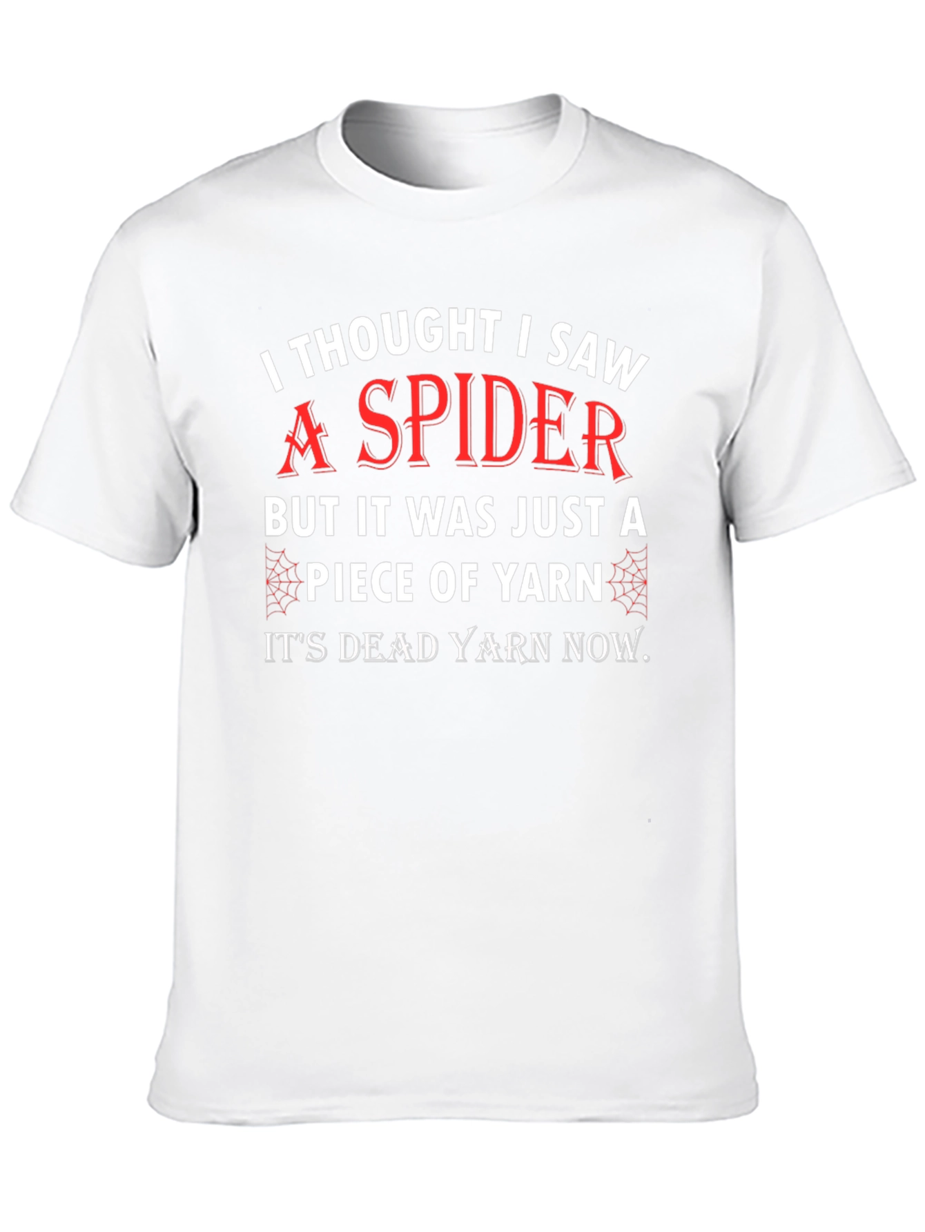Black Funny Spider Yarn T-Shirt view 10