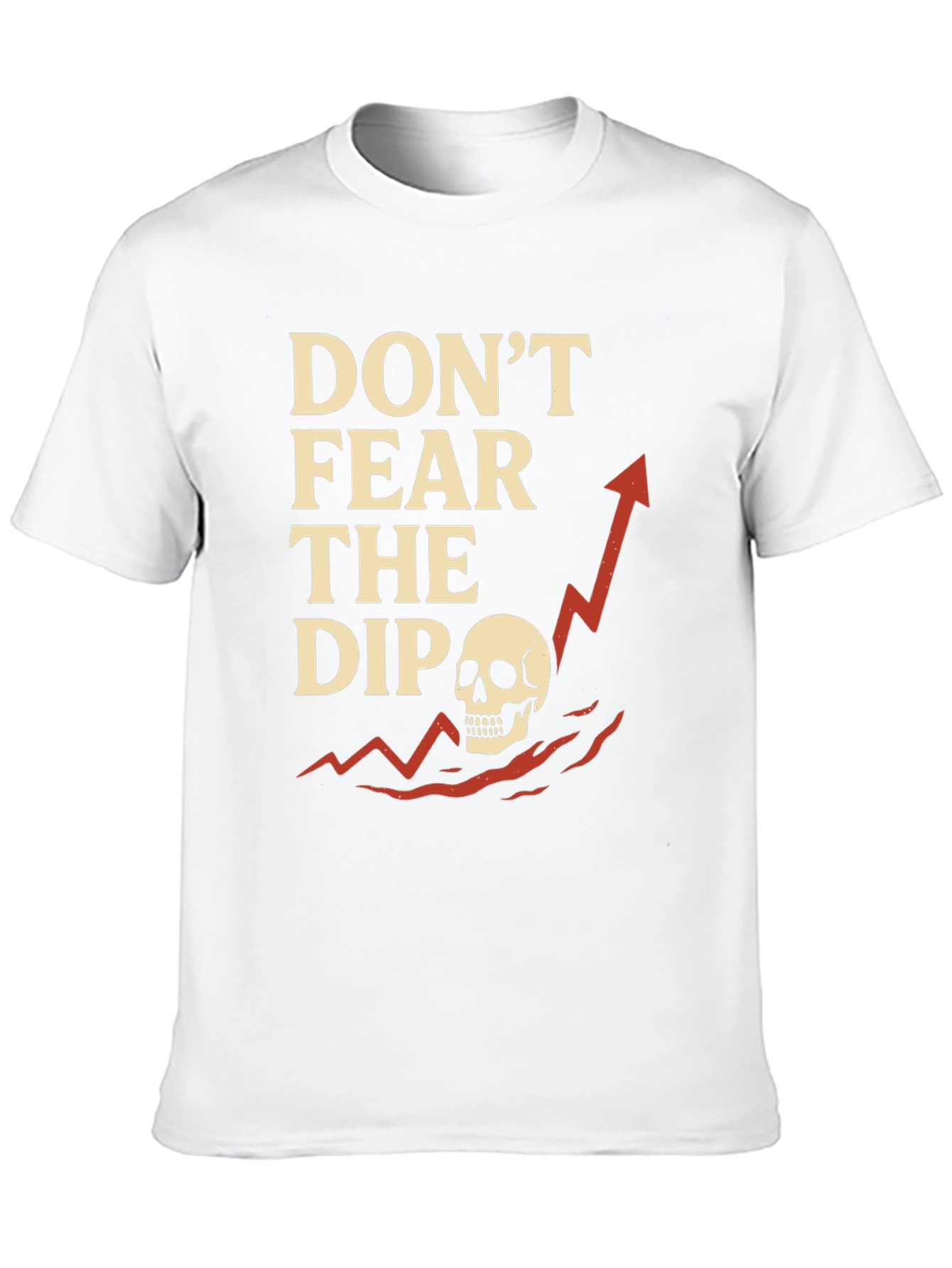 Black Don't Fear The Dip T-Shirt - Stock Market Apparel view 10