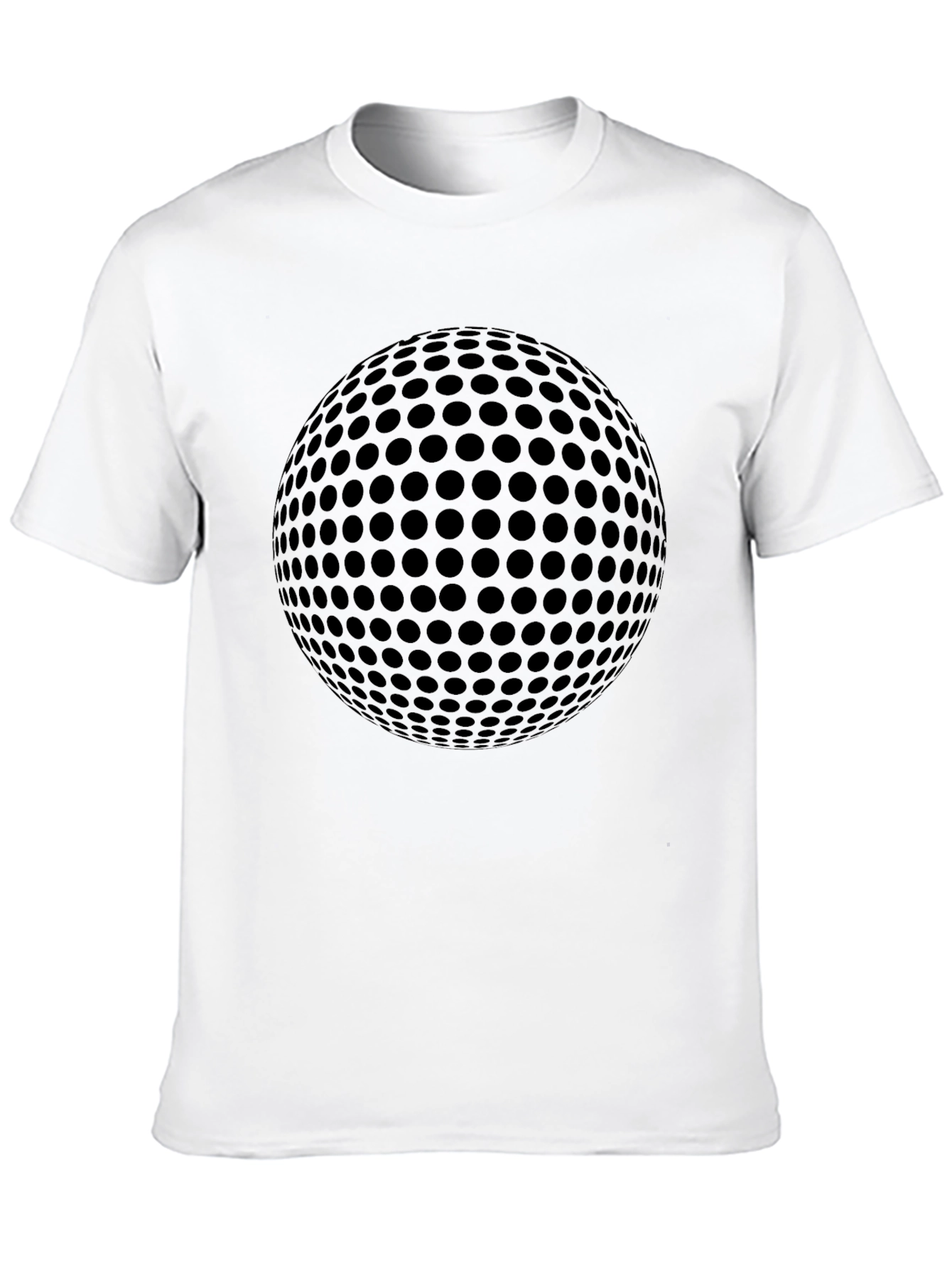 Golf Ball Graphic Black Tee - 10