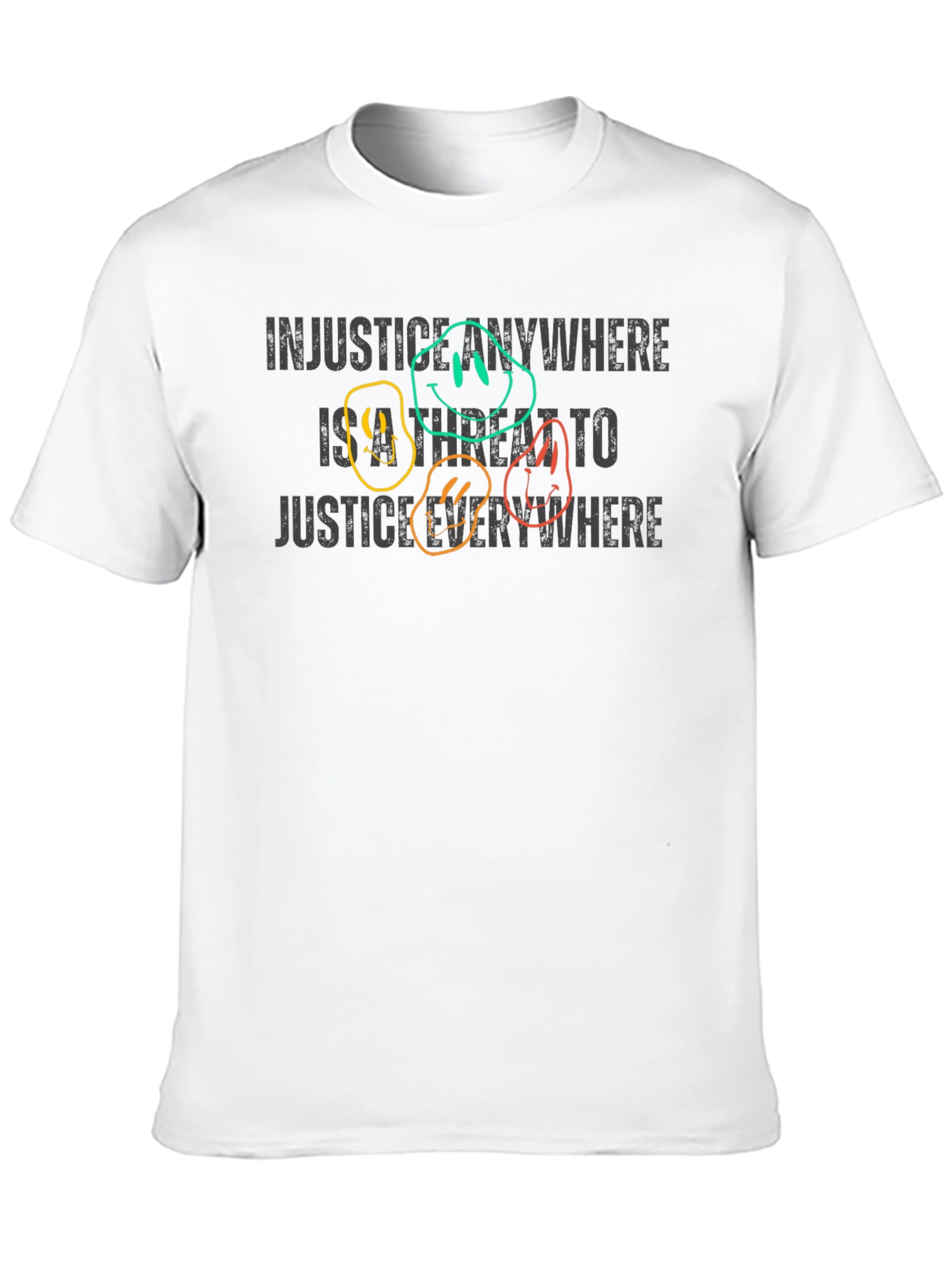 Black Injustice Anywhere T-Shirt | Unisex Soft Cotton Tee view 10