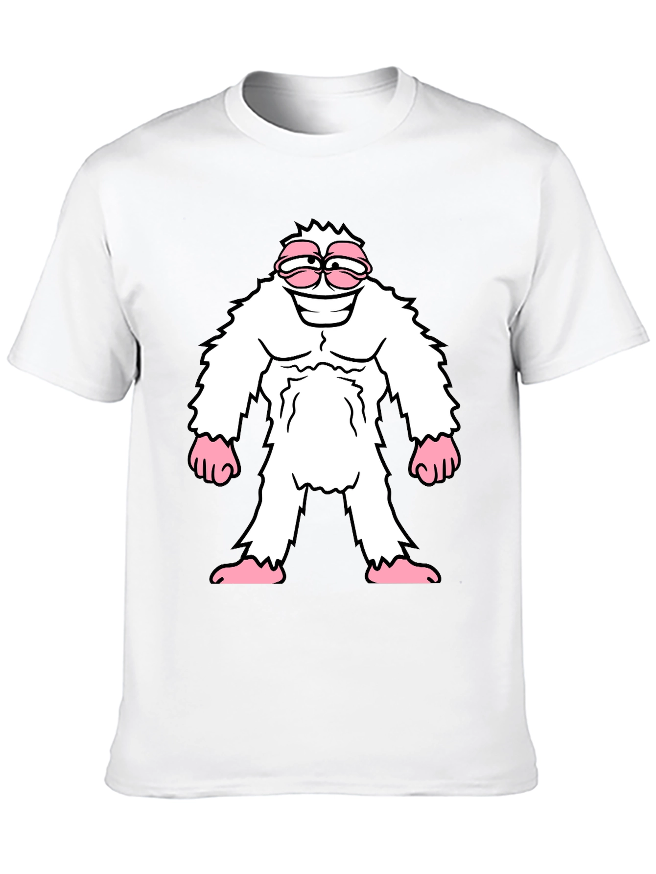 Black Funny Bigfoot T-Shirt - Cryptid Graphic Tee view 10