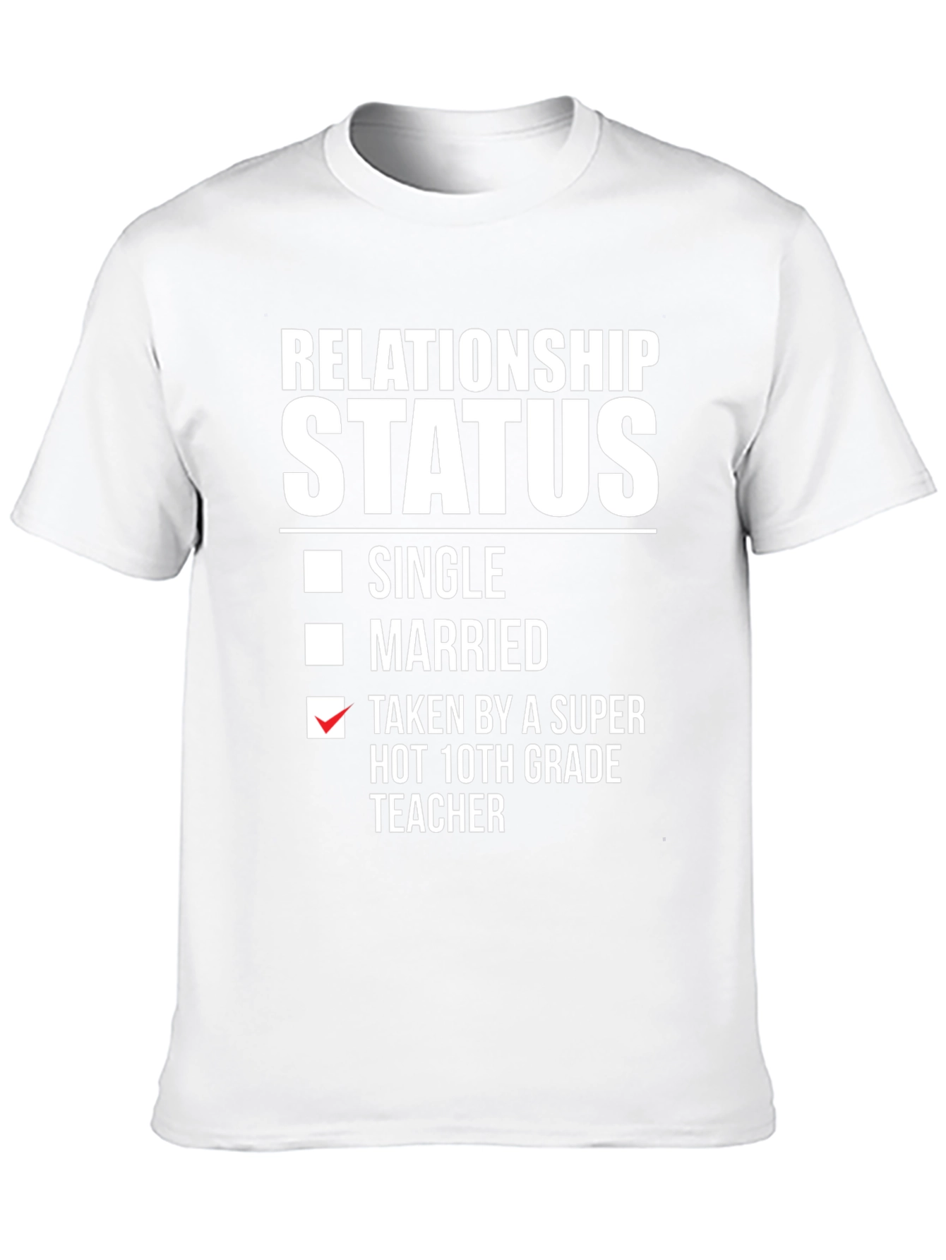Black Relationship Status T-Shirt view 10