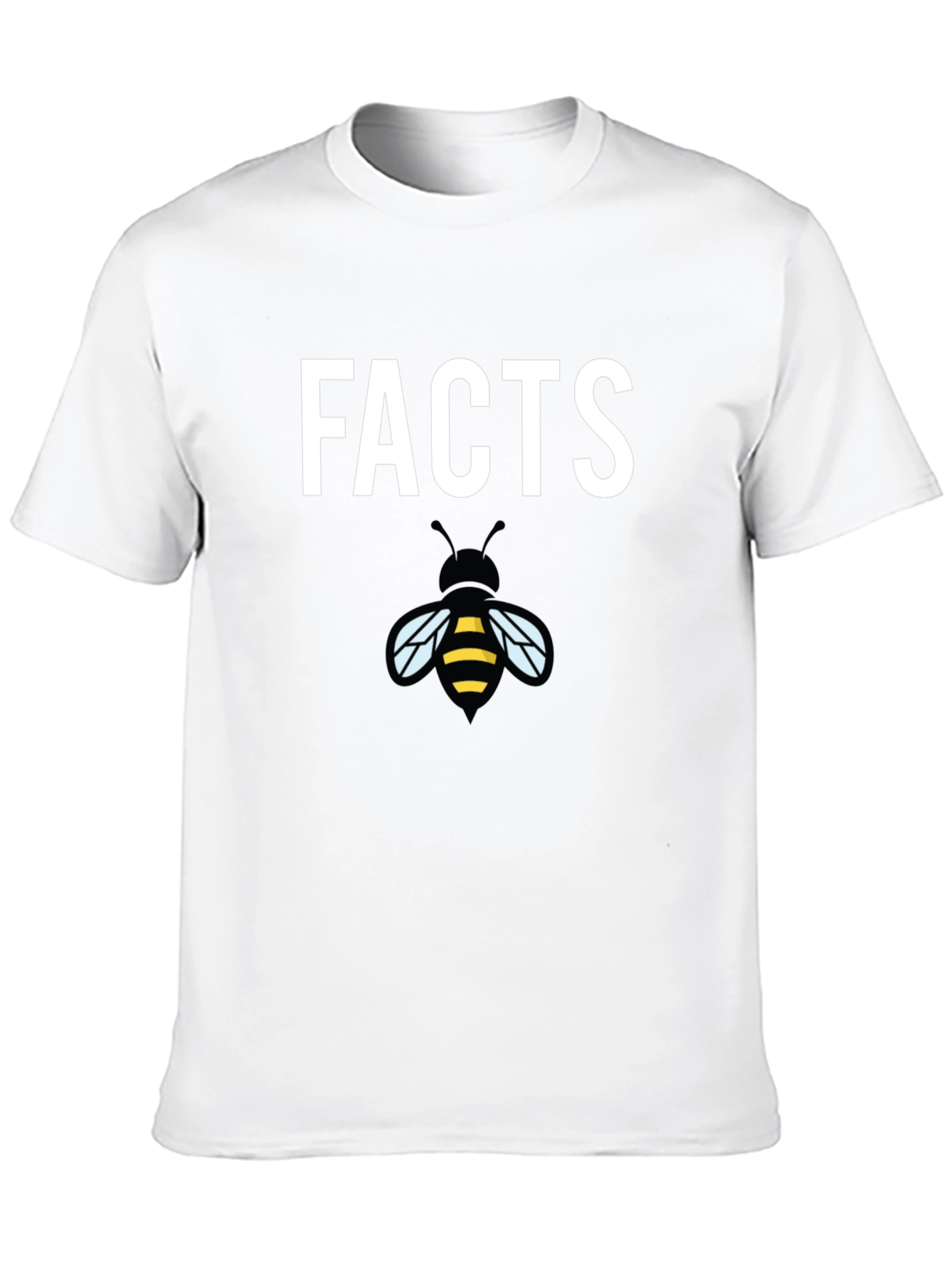 Black Facts Bee T-Shirt - Funny Graphic Tee for Men view 10