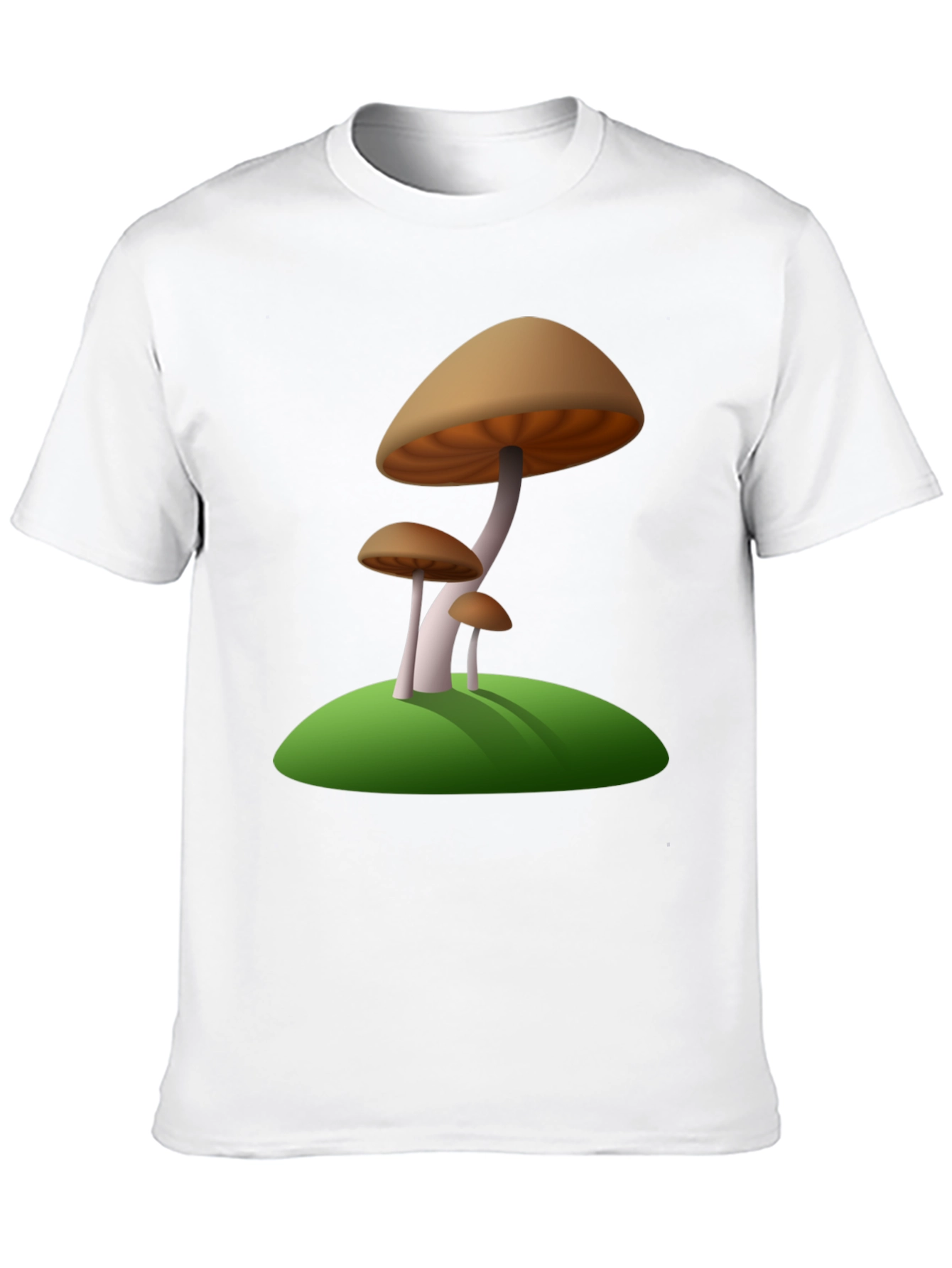 Black Mushroom Graphic Tee - Nature Inspired Design view 10