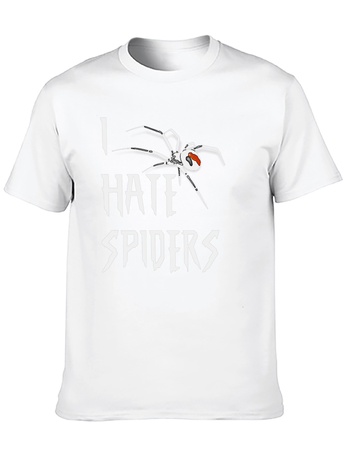 Black I Hate Spiders Graphic Tee - Black T-Shirt view 10
