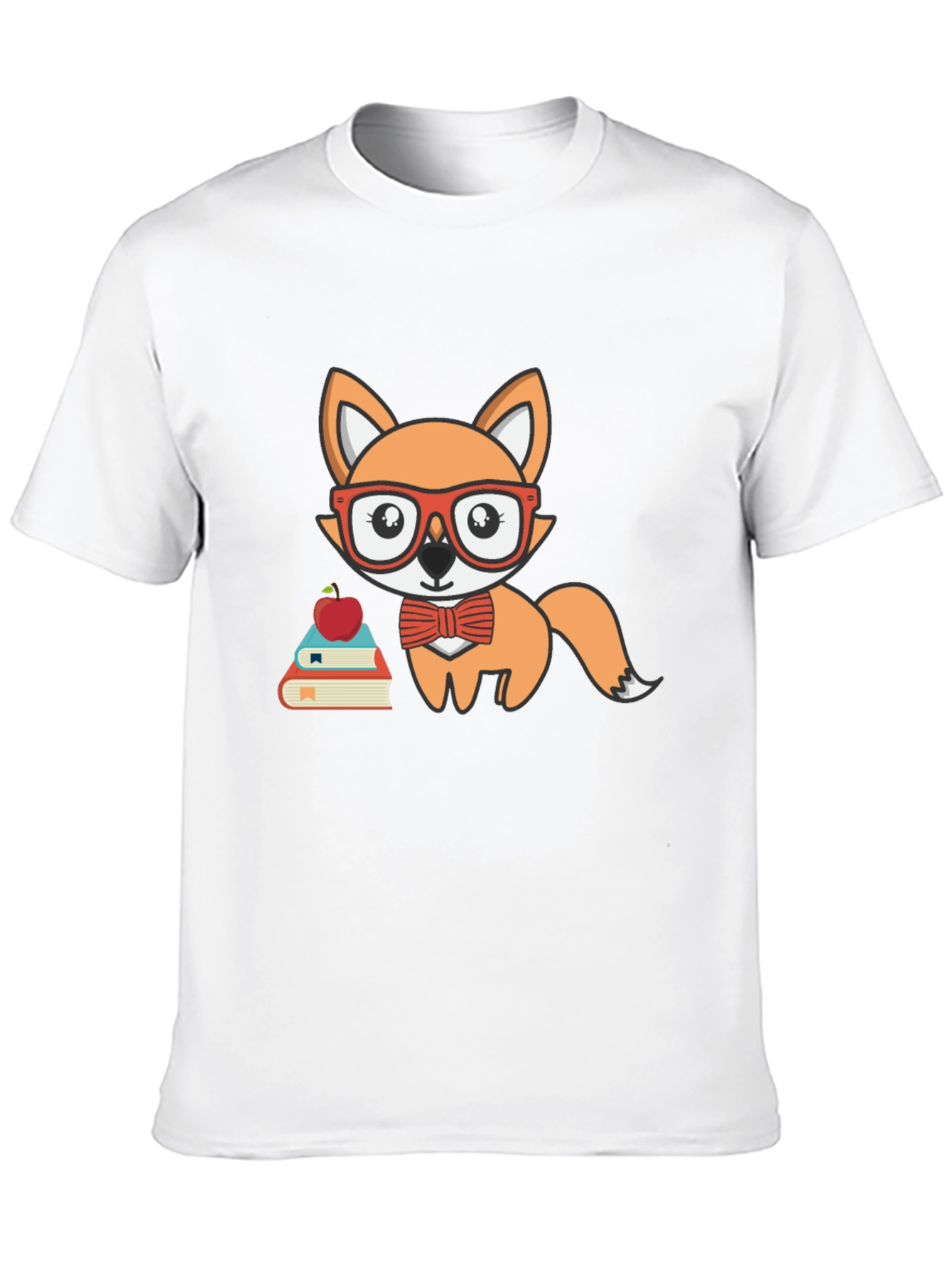 Black Smart Fox Teacher T-Shirt view 10