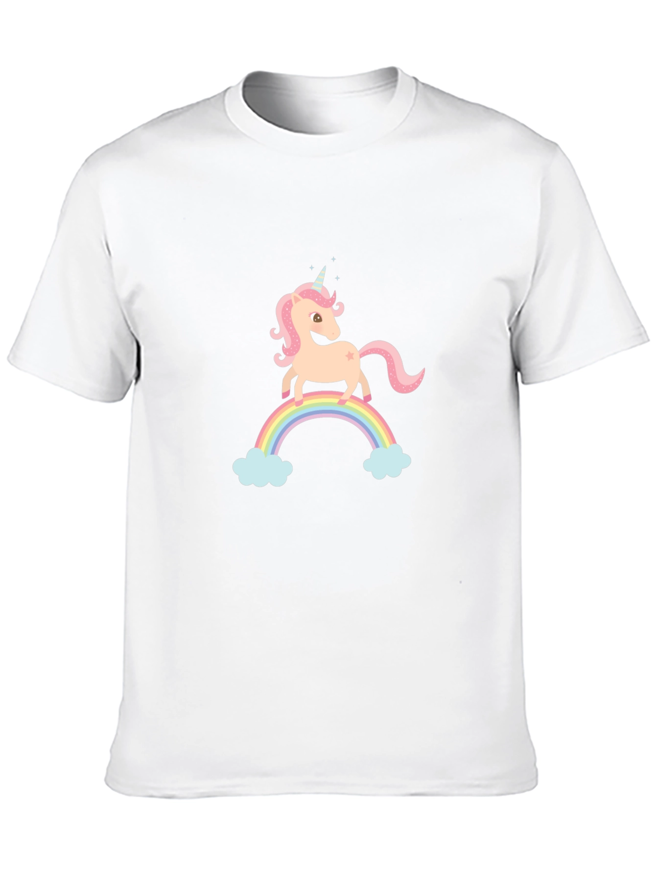 Black Unicorn Rainbow T-Shirt - Magical Graphic Tee view 10