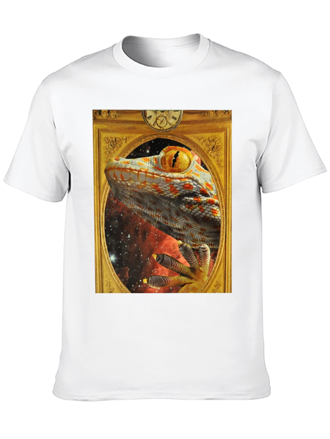 Black Lizard in Frame Graphic Tee view 10