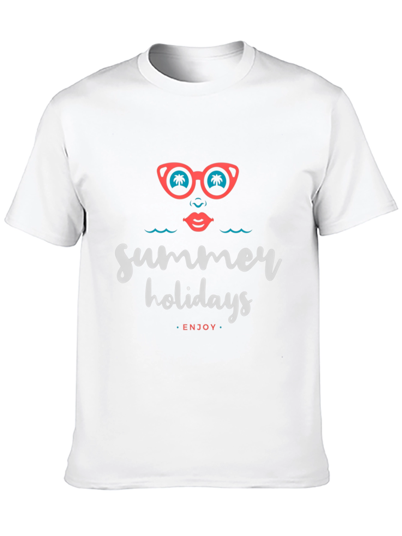 Black Summer Holidays Graphic T-Shirt view 10