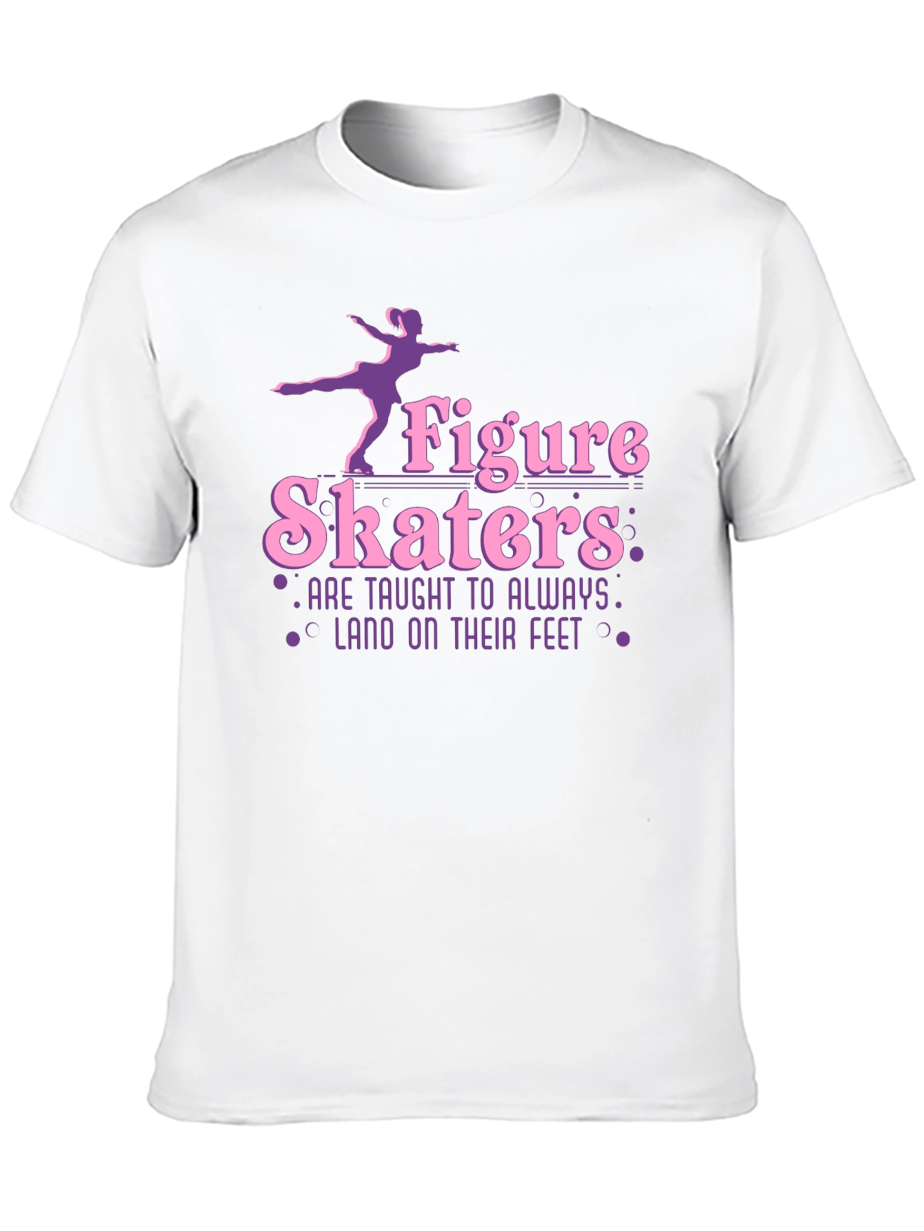 Black Figure Skaters T-Shirt - Land on Your Feet view 10