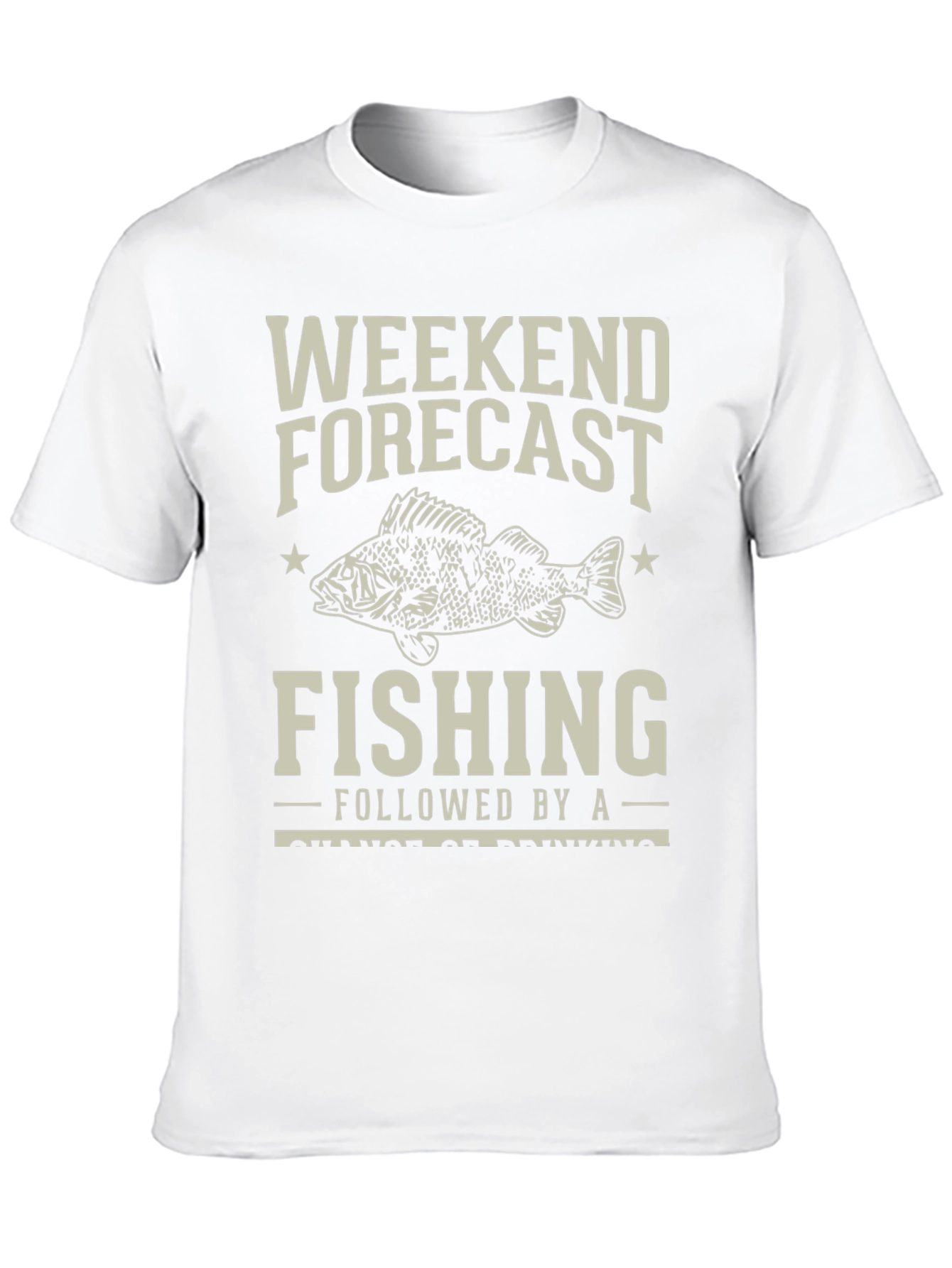 Black Weekend Forecast Fishing T-Shirt view 10