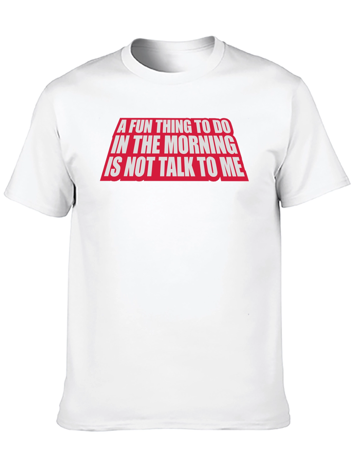 Black Funny "Don't Talk To Me" Graphic Tee view 10