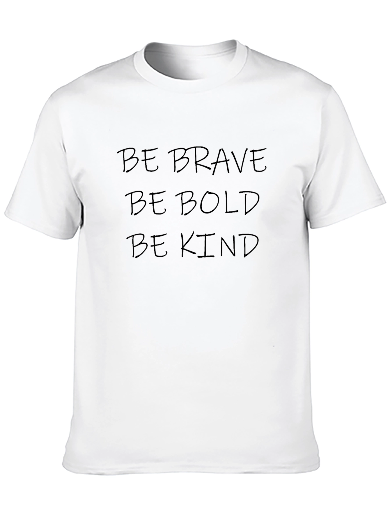 Black Be Brave, Bold, Kind T-Shirt view 10