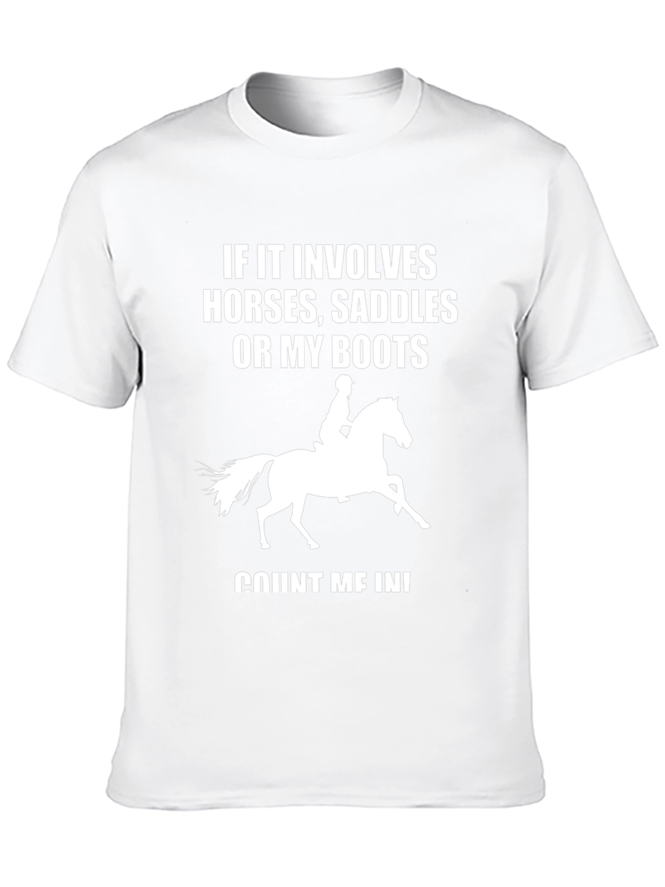 Horse Lover T-Shirt - If It Involves Horses Count Me In - 10