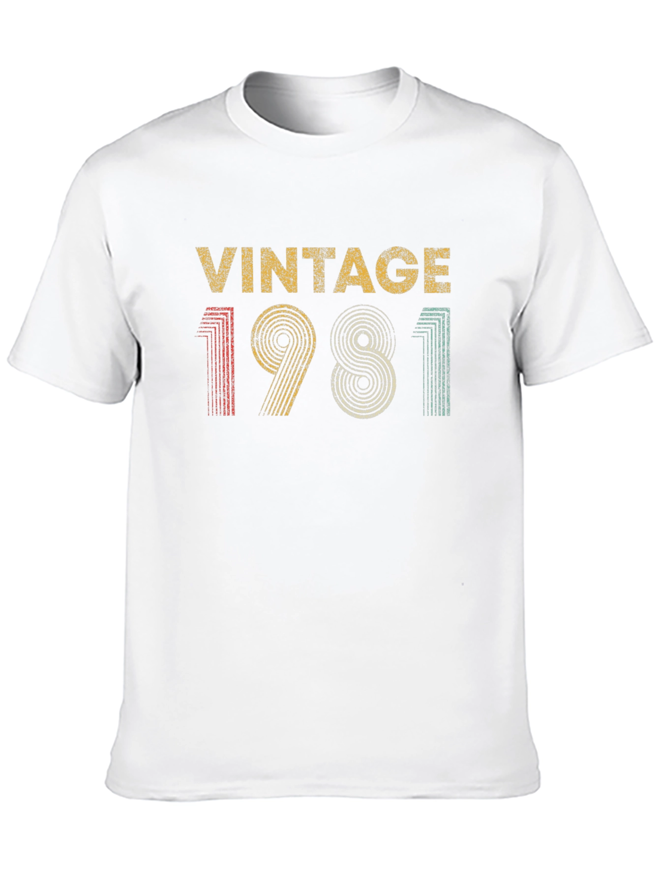 Black Vintage 1981 Graphic T-Shirt - Retro Birthday Gift view 10