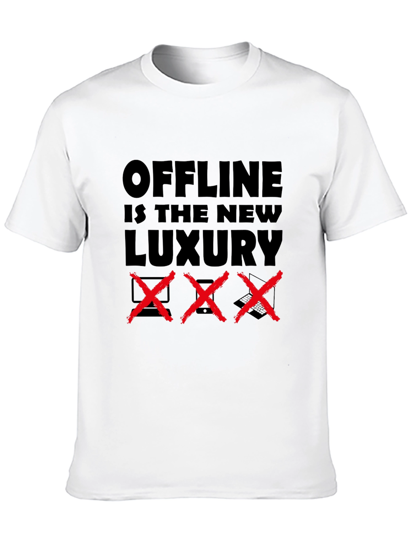 Black Offline is the New Luxury Graphic Tee view 10