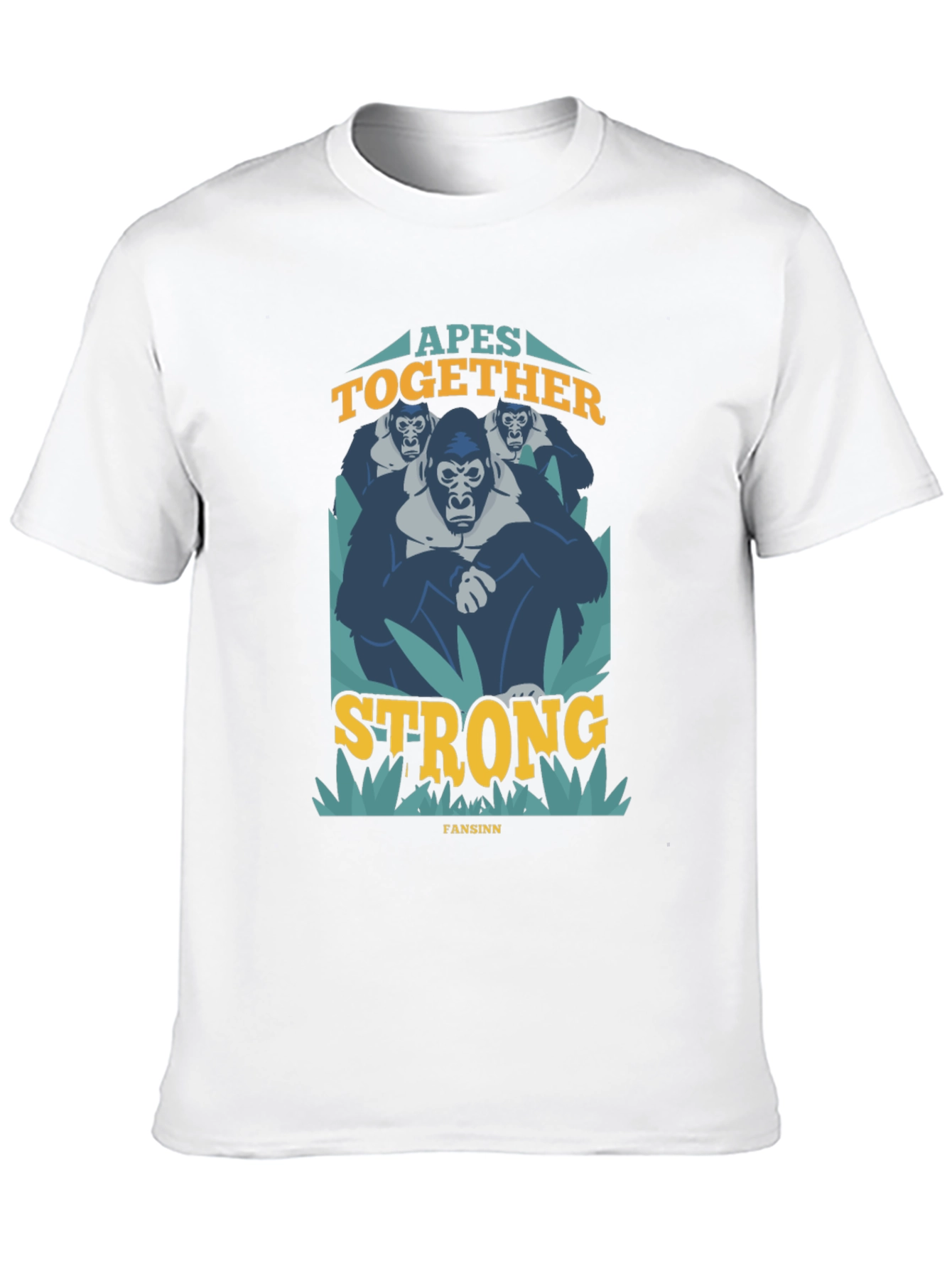 Black Apes Together Strong Graphic T-Shirt view 10