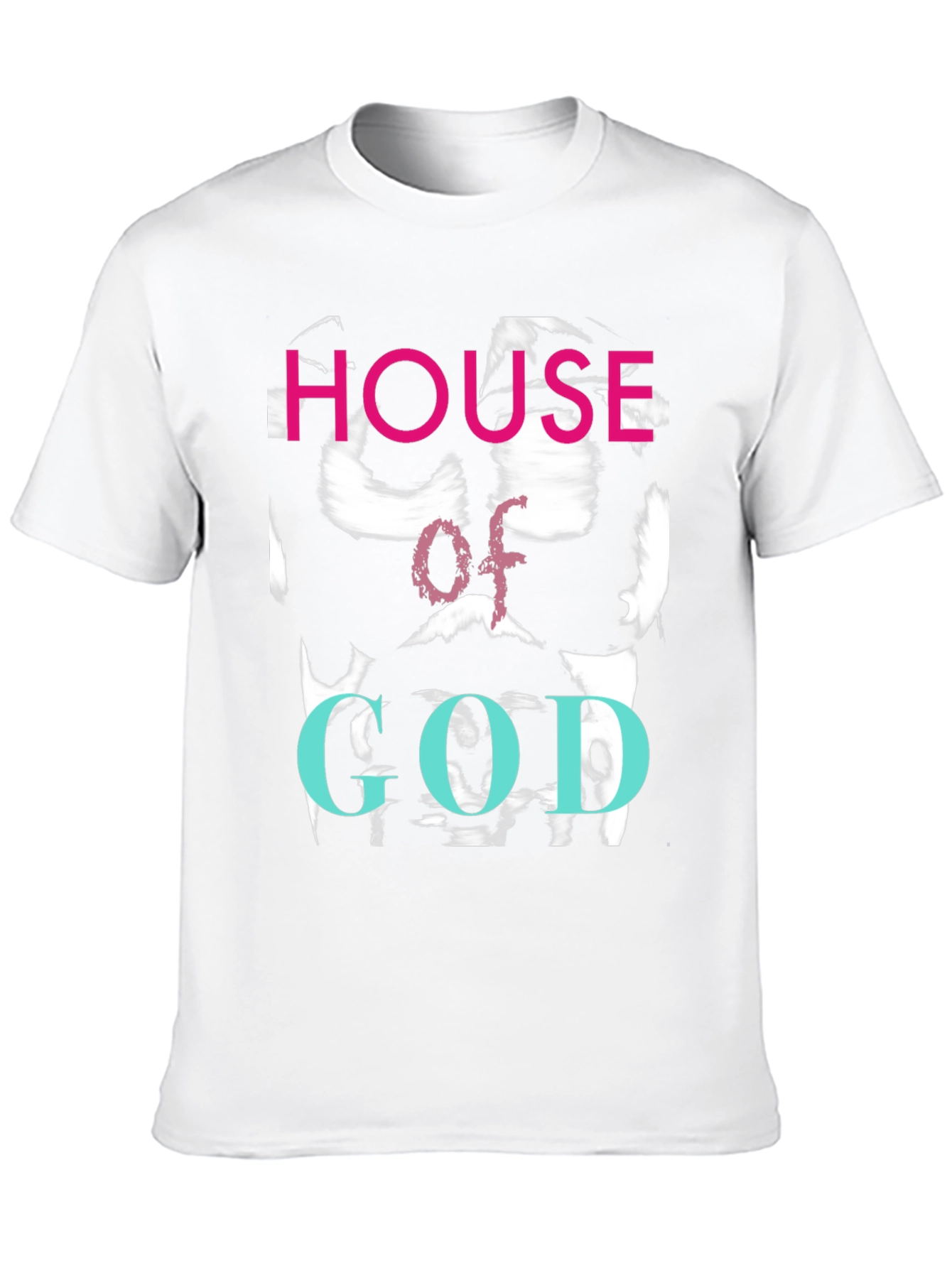 Black House of God Graphic Tee - Edgy Streetwear view 10