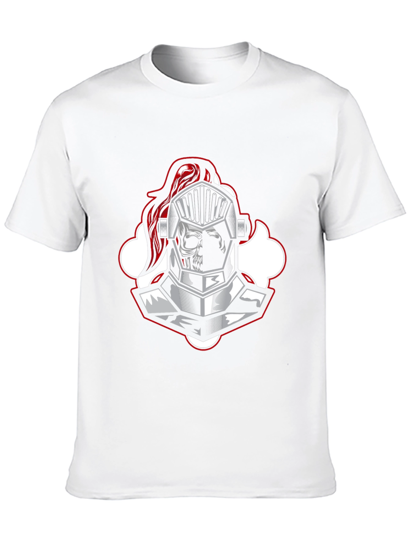 Black Knight Skull Graphic Tee - Black view 10