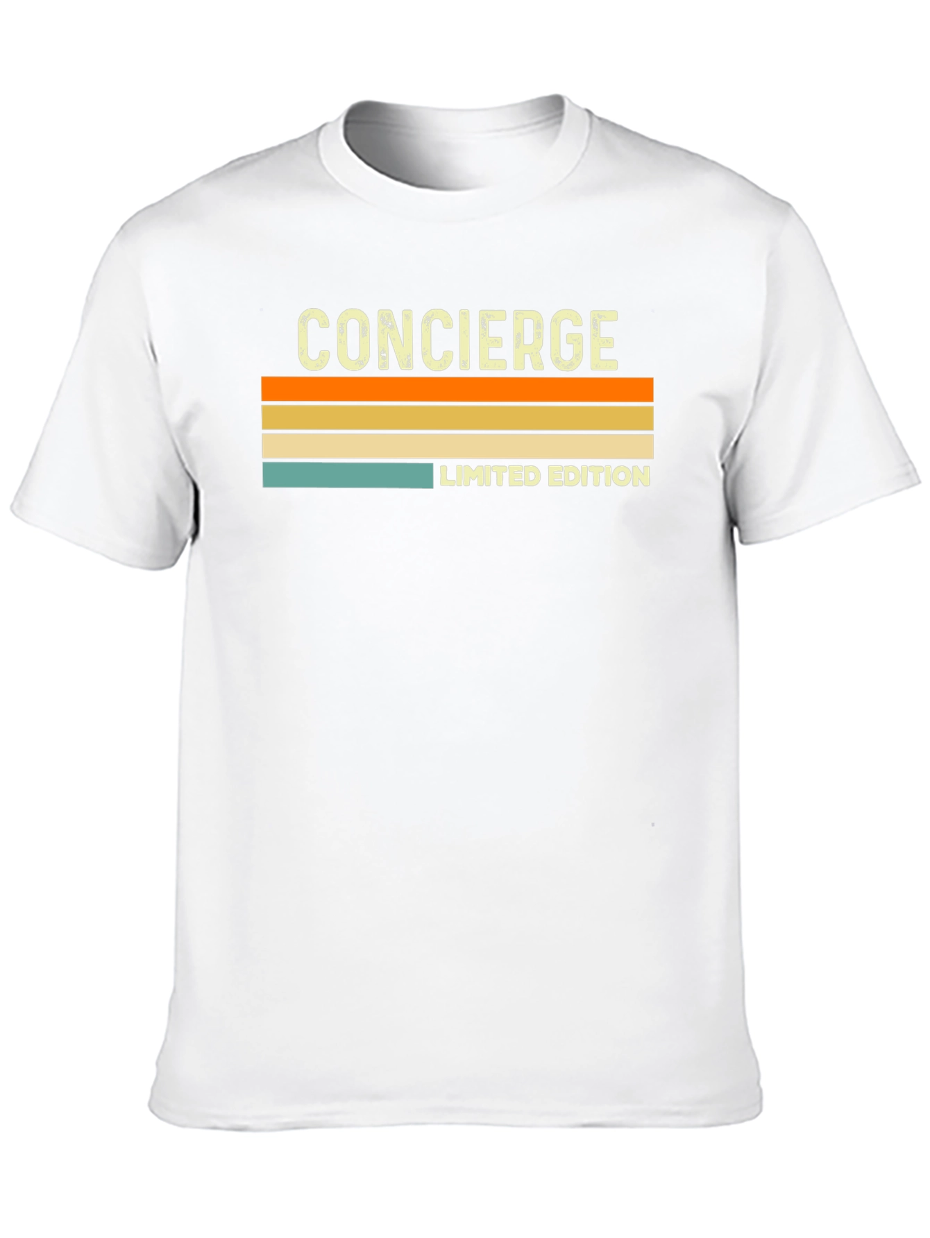 Black Concierge Limited Edition Vintage Style T-Shirt view 10
