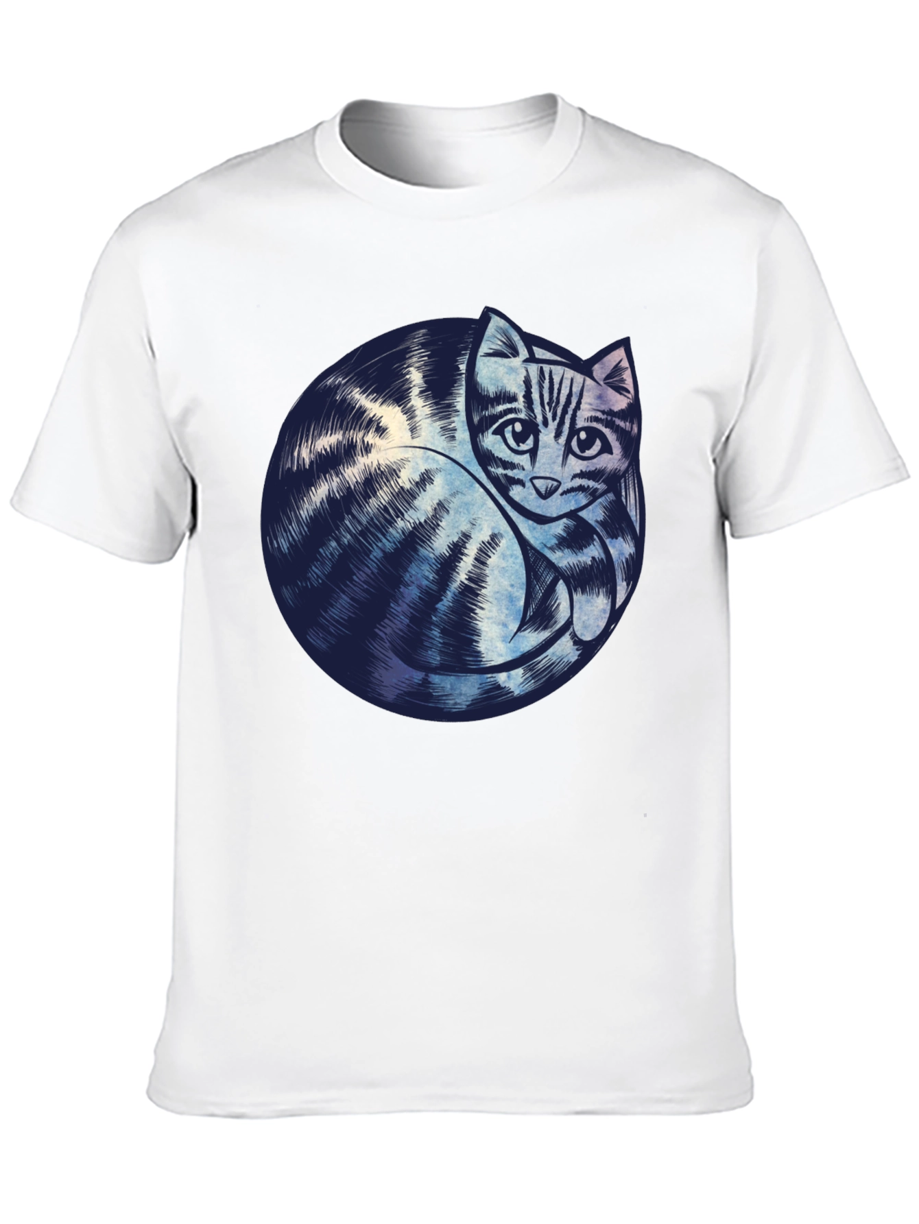 Black Cat Graphic Black T-Shirt view 10