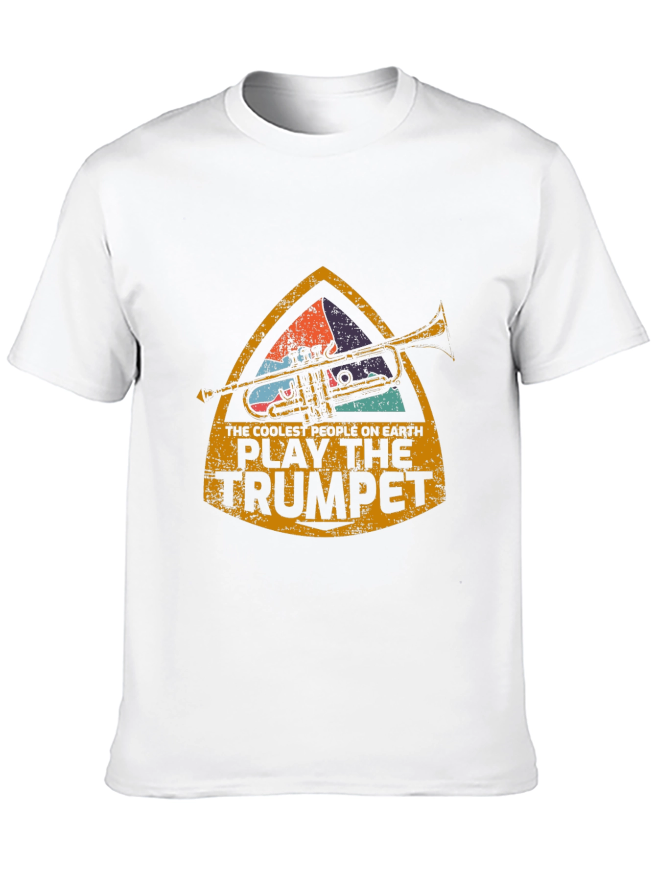 Black Coolest Trumpet Player T-Shirt view 10