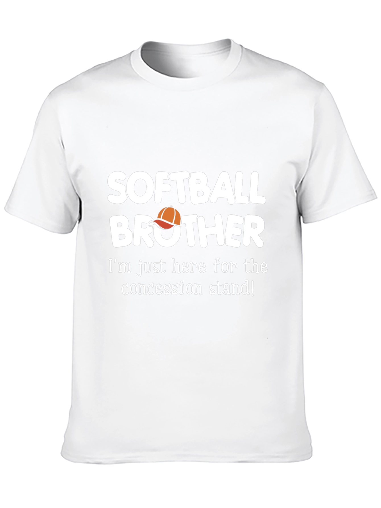 Black Softball Brother Concession Stand T-Shirt view 10