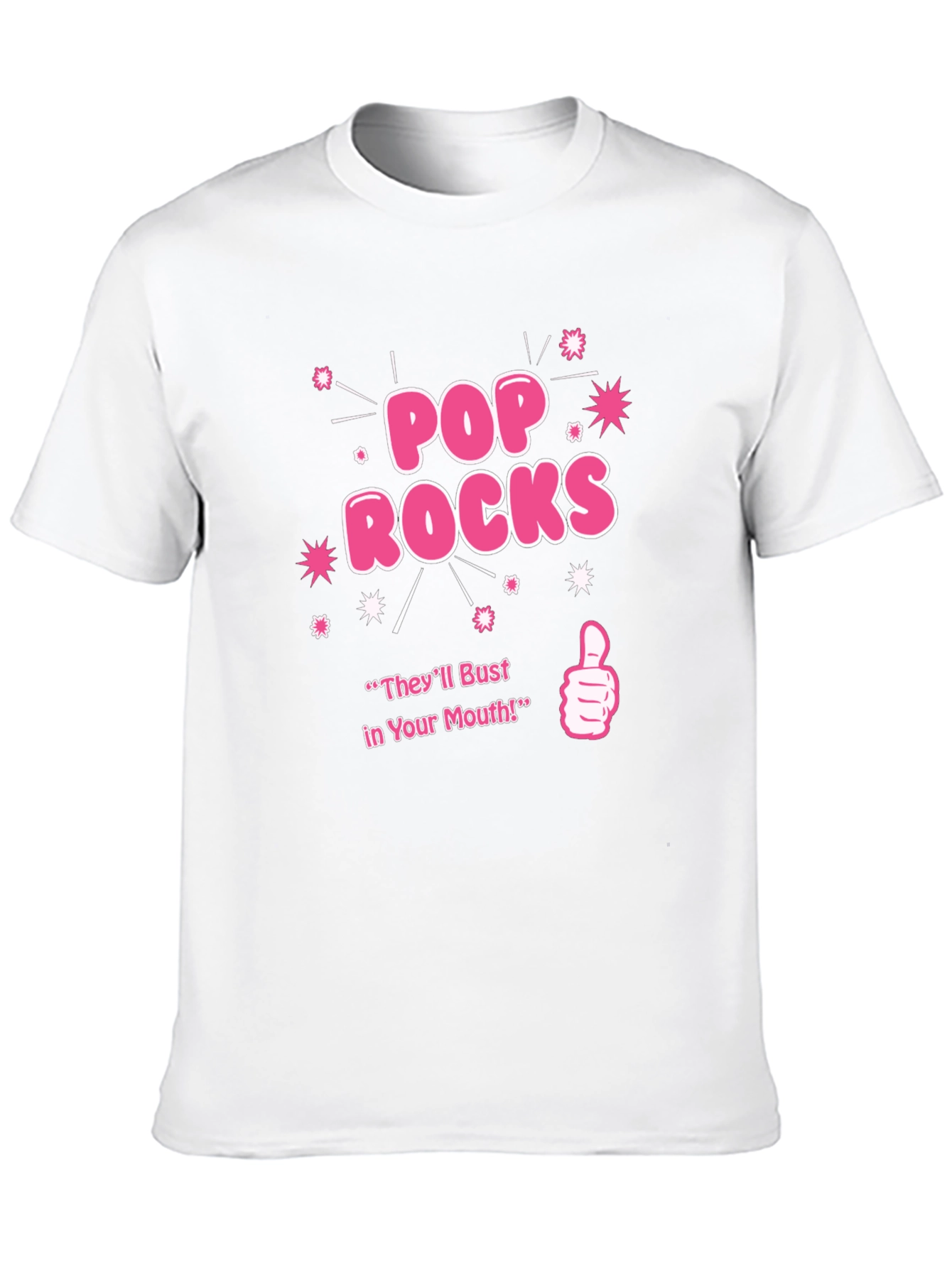 Black Pop Rocks Graphic Novelty T-Shirt view 10
