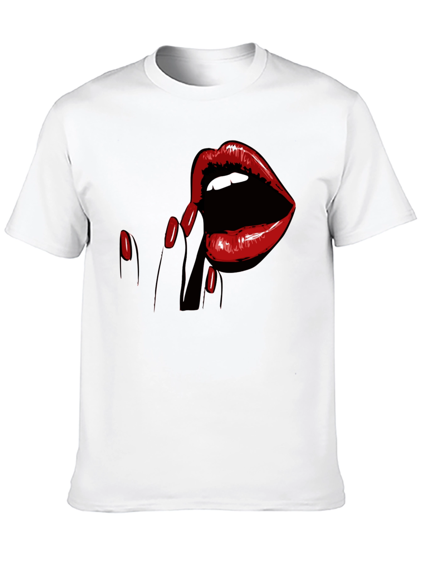 Black Lip Service Graphic Tee - Bold & Edgy Style view 10