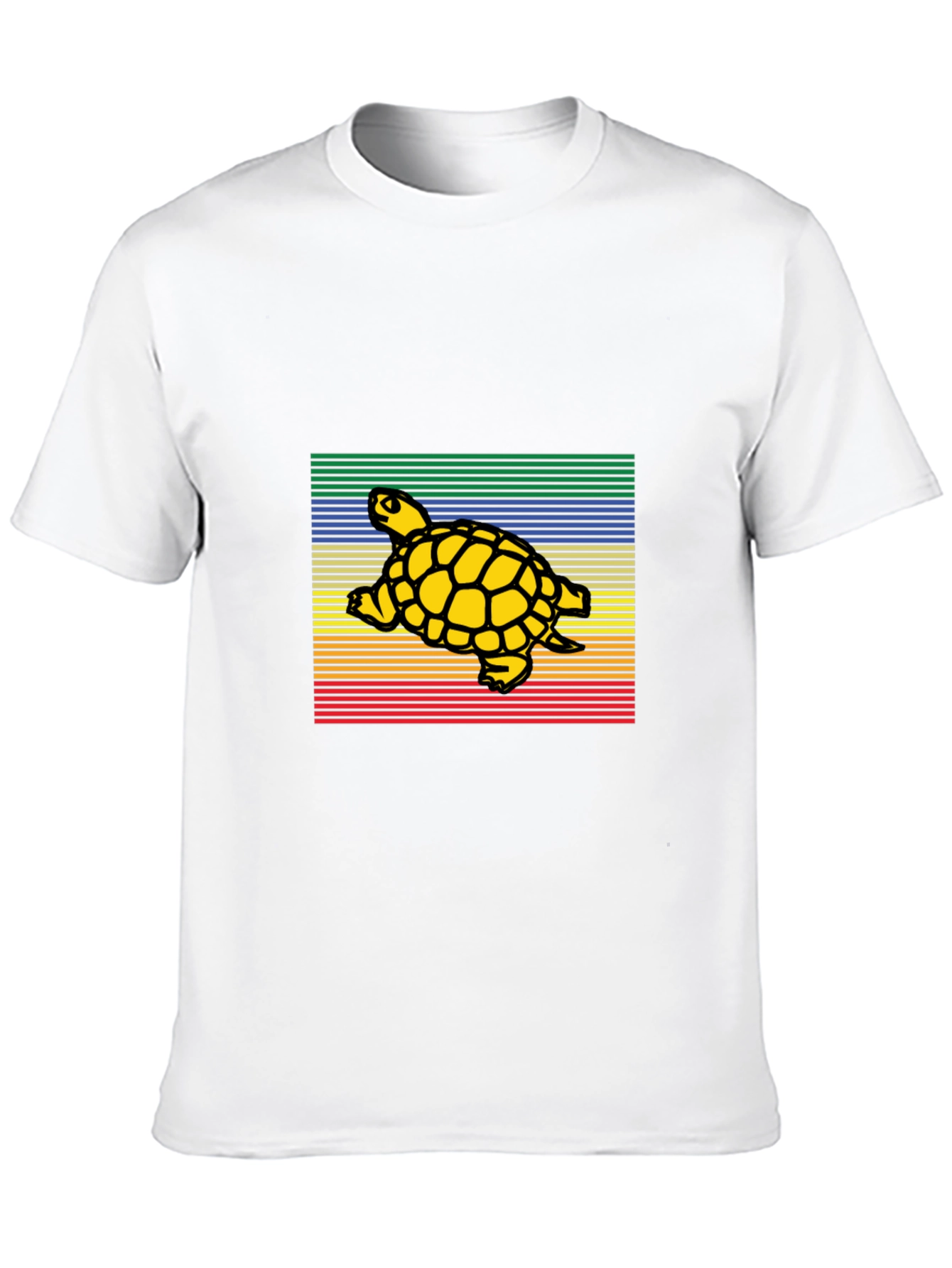 Black Retro Turtle Graphic T-Shirt view 10