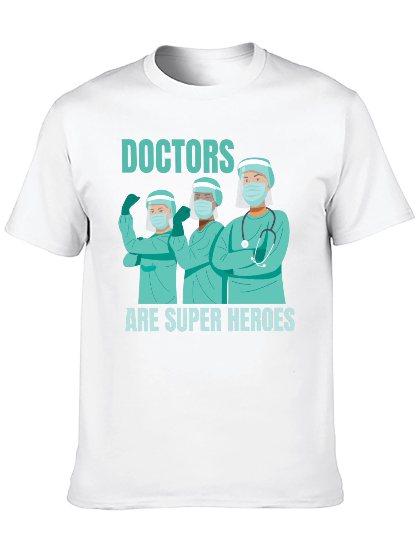 Black Doctors Are Super Heroes T-Shirt view 10