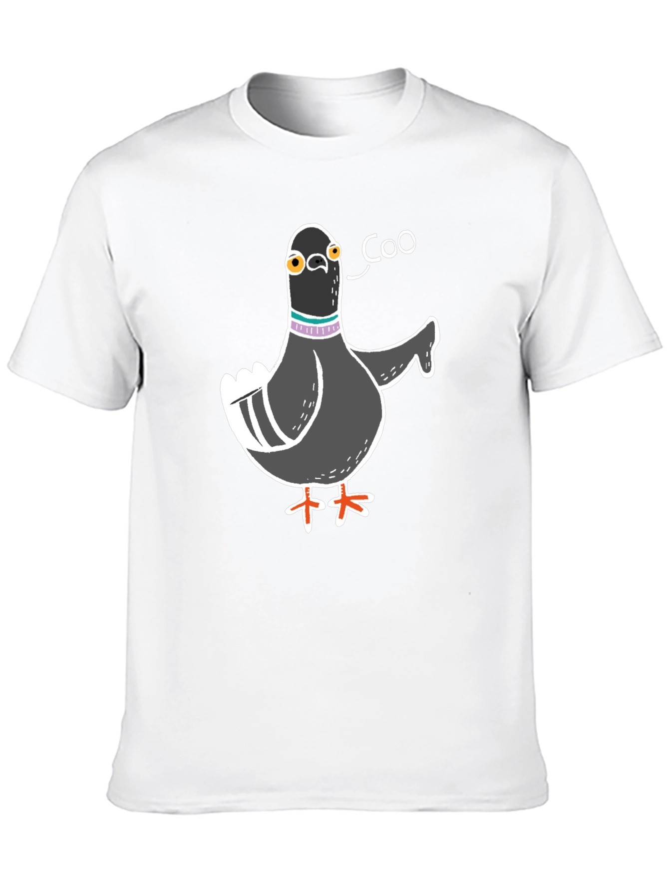 Black Funny Pigeon Coo T-Shirt - Unique Bird Lover Gift view 10