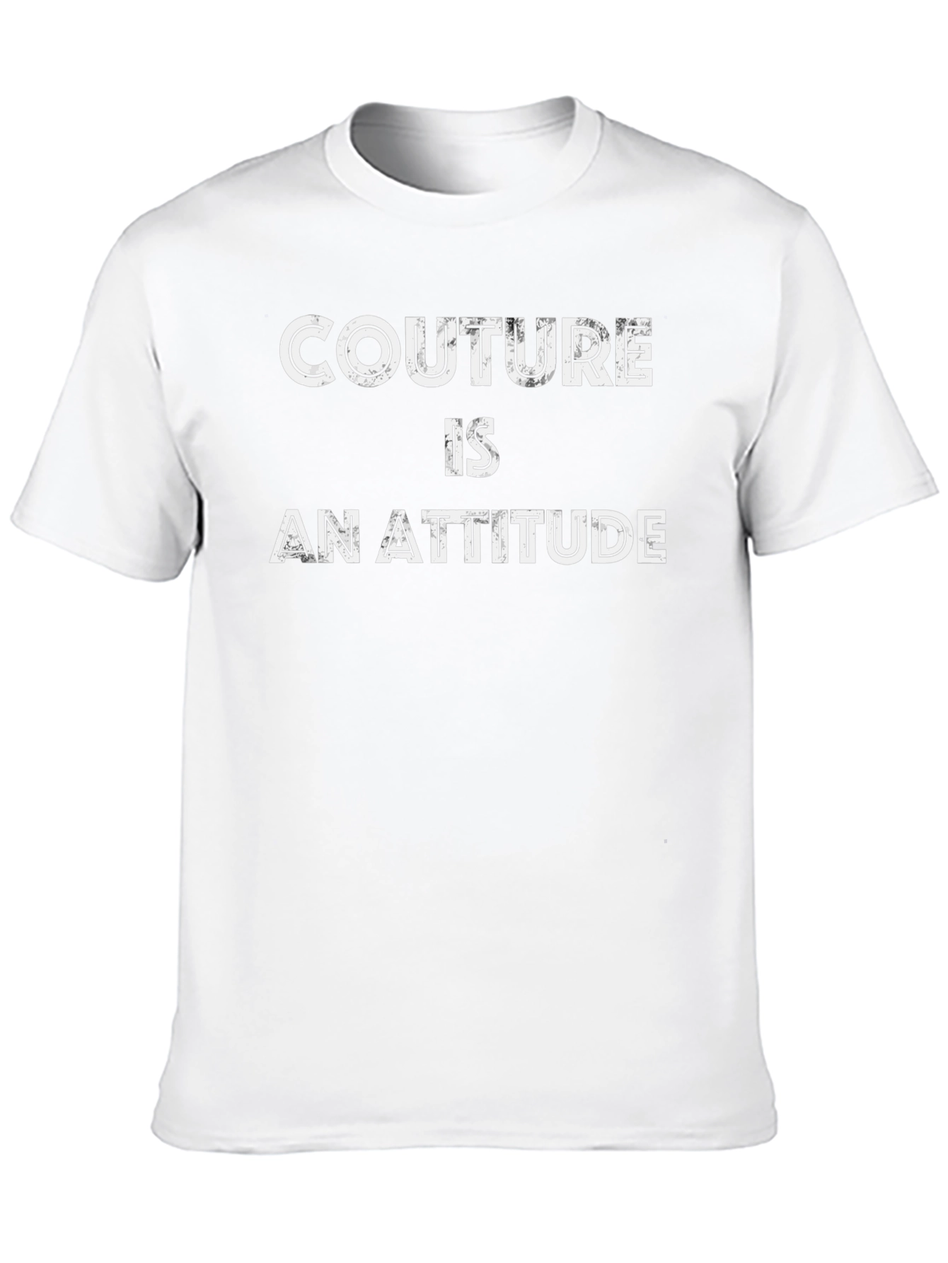 Black Couture is an Attitude Black T-Shirt view 10