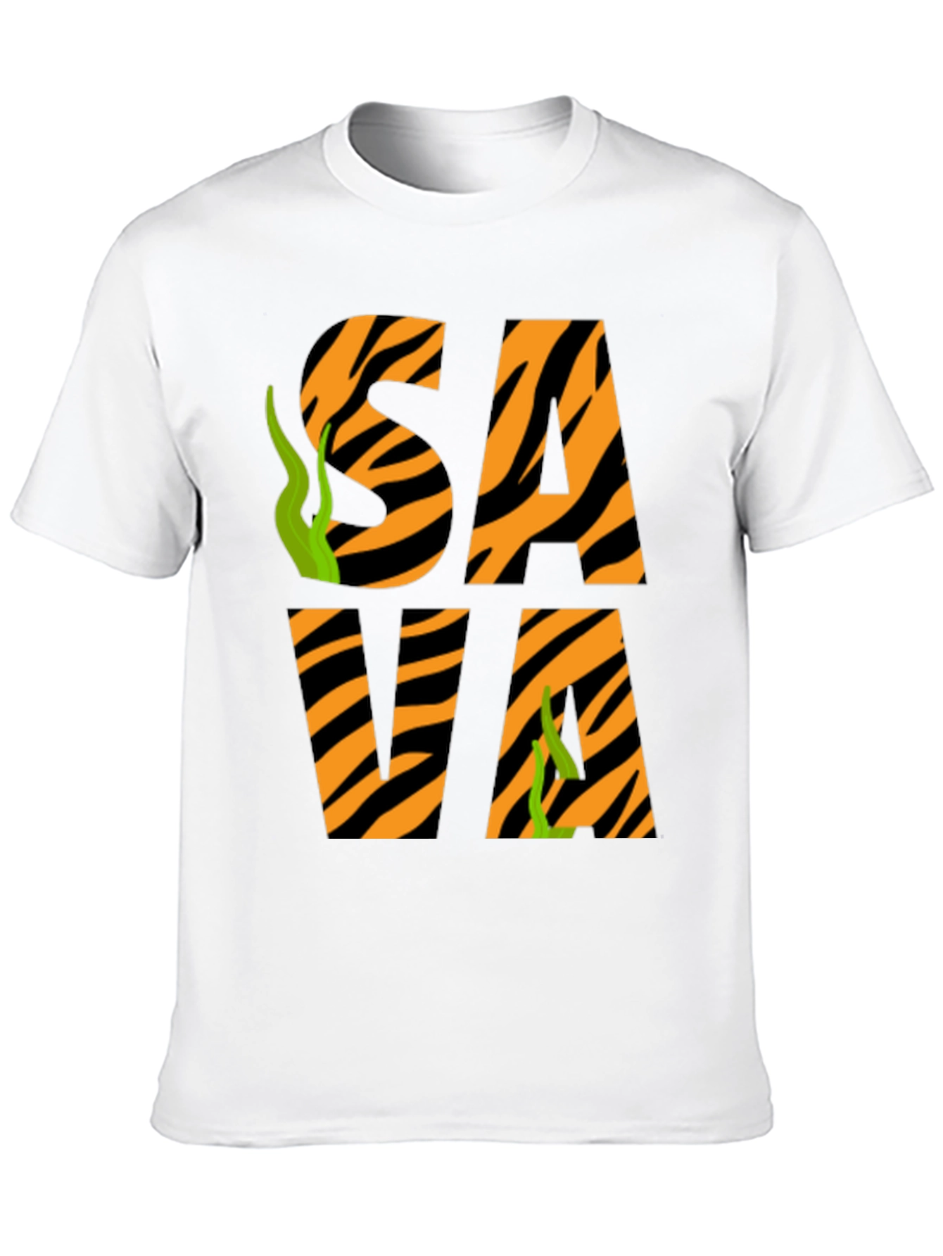 Black Sava Tiger Stripe T-Shirt view 10