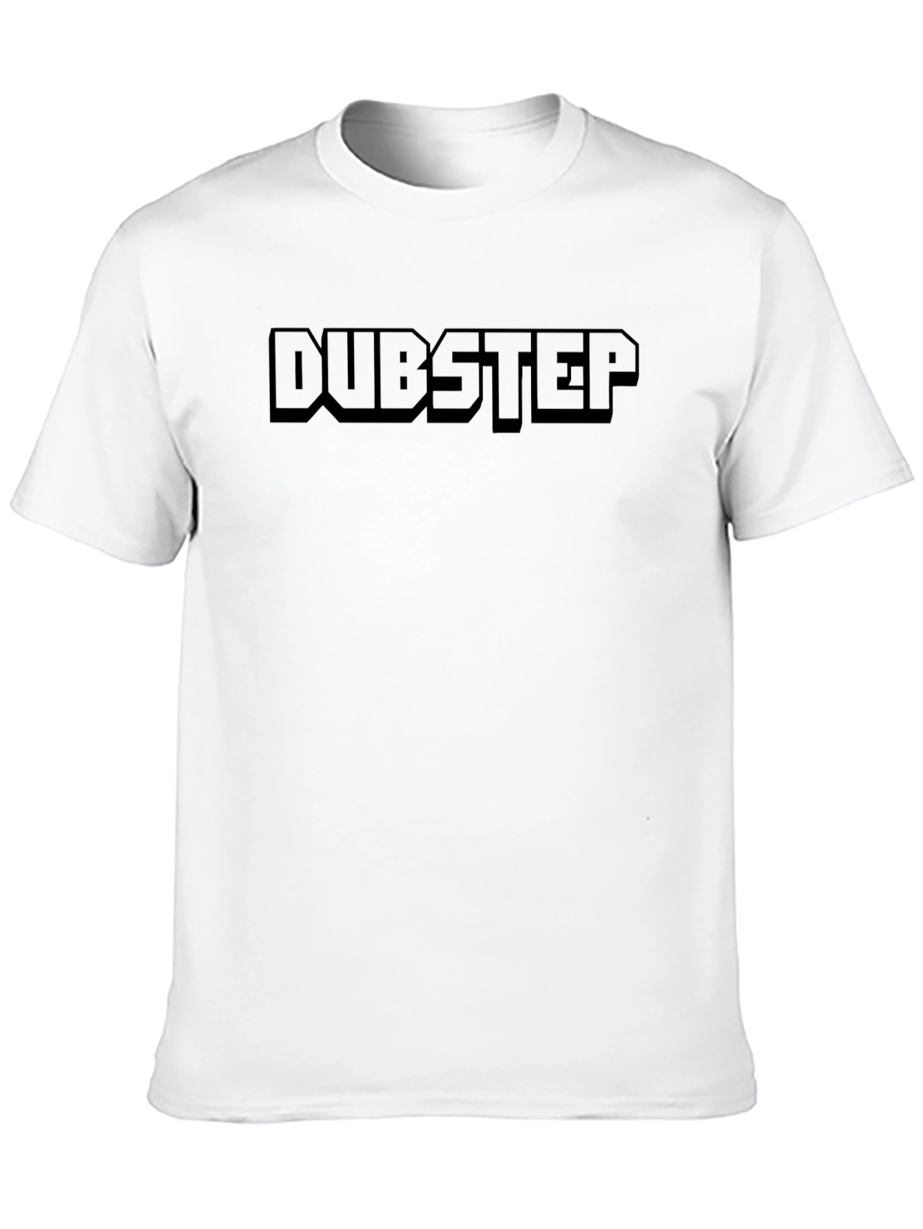 Black Dubstep Graphic Tee - Stylish Music Lover T-Shirt view 10